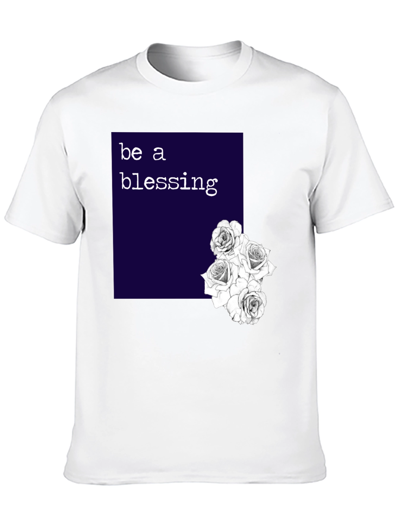 Black Be a Blessing Graphic T-Shirt view 10