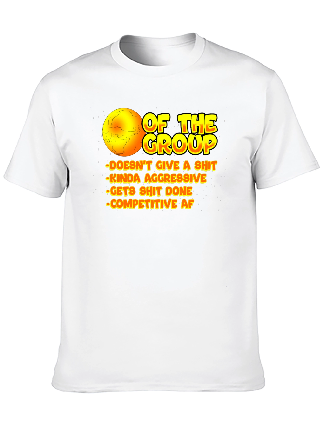 Black Of The Group Funny Graphic Tee view 10