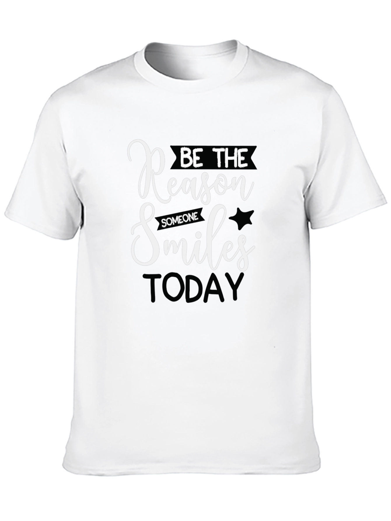 Black Be The Reason T-Shirt: Inspirational Graphic Tee view 10