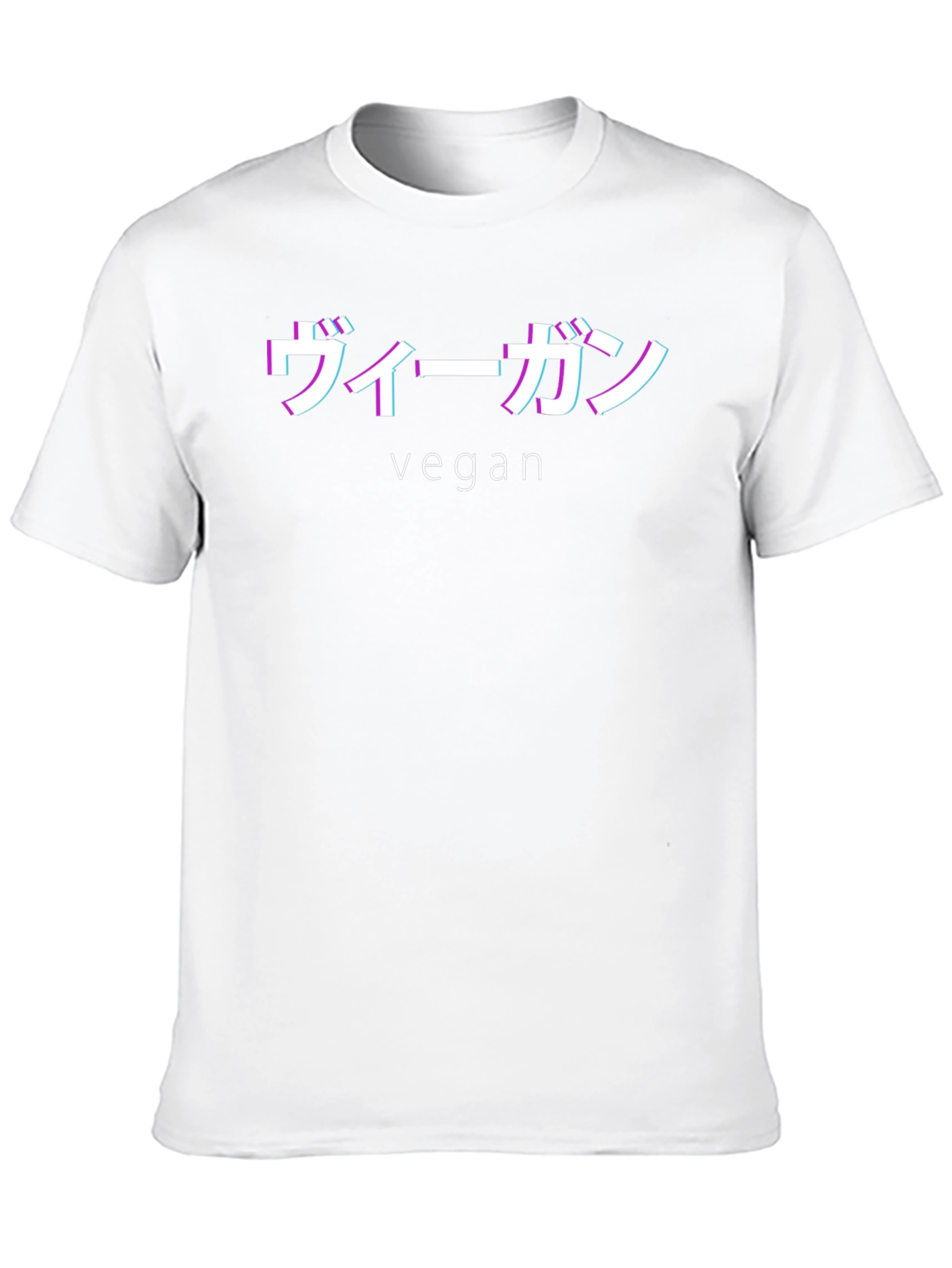 Black Vegan T-Shirt - Japanese Style - Black view 10