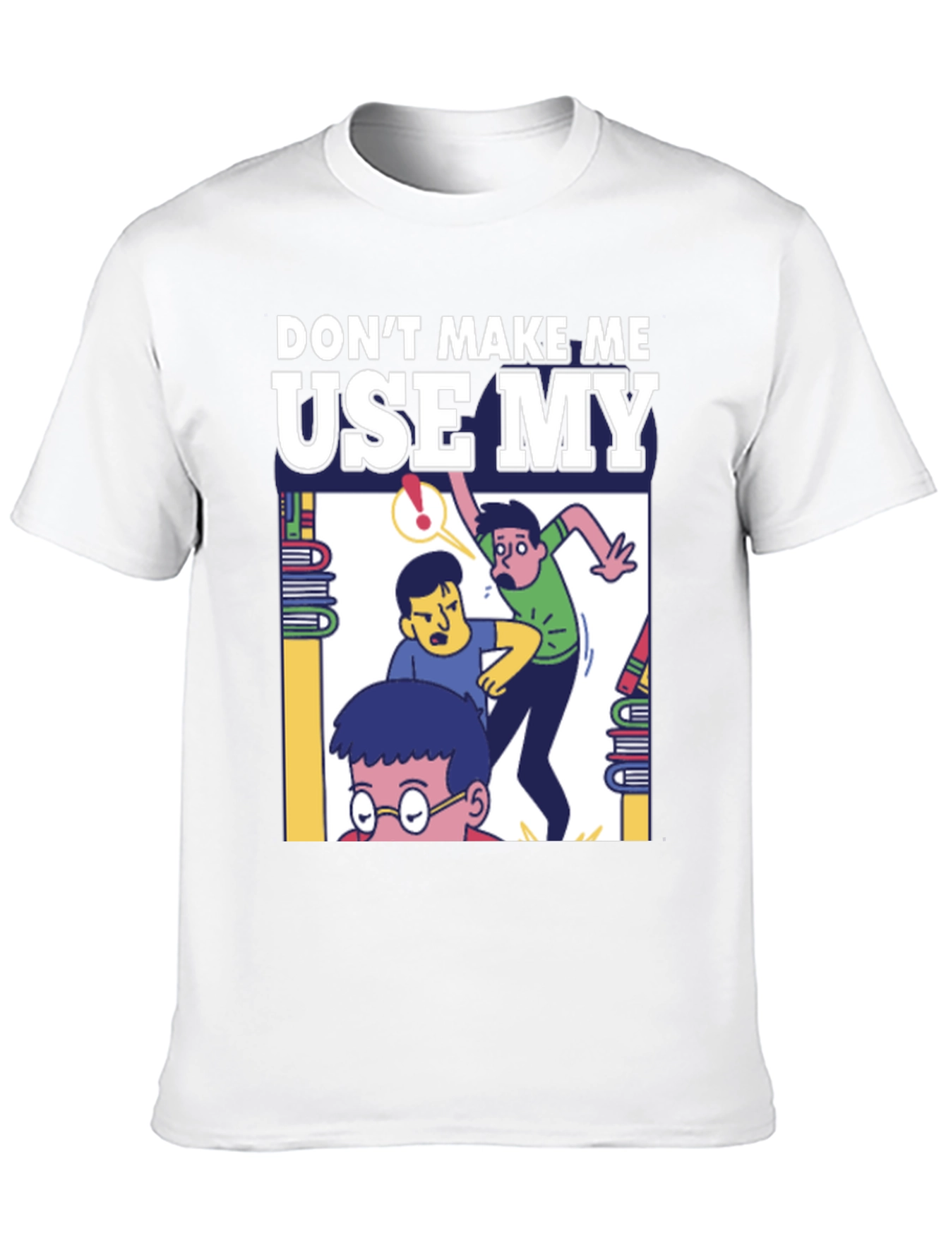 Black Don't Make Me Use My Teacher Voice T-Shirt view 10