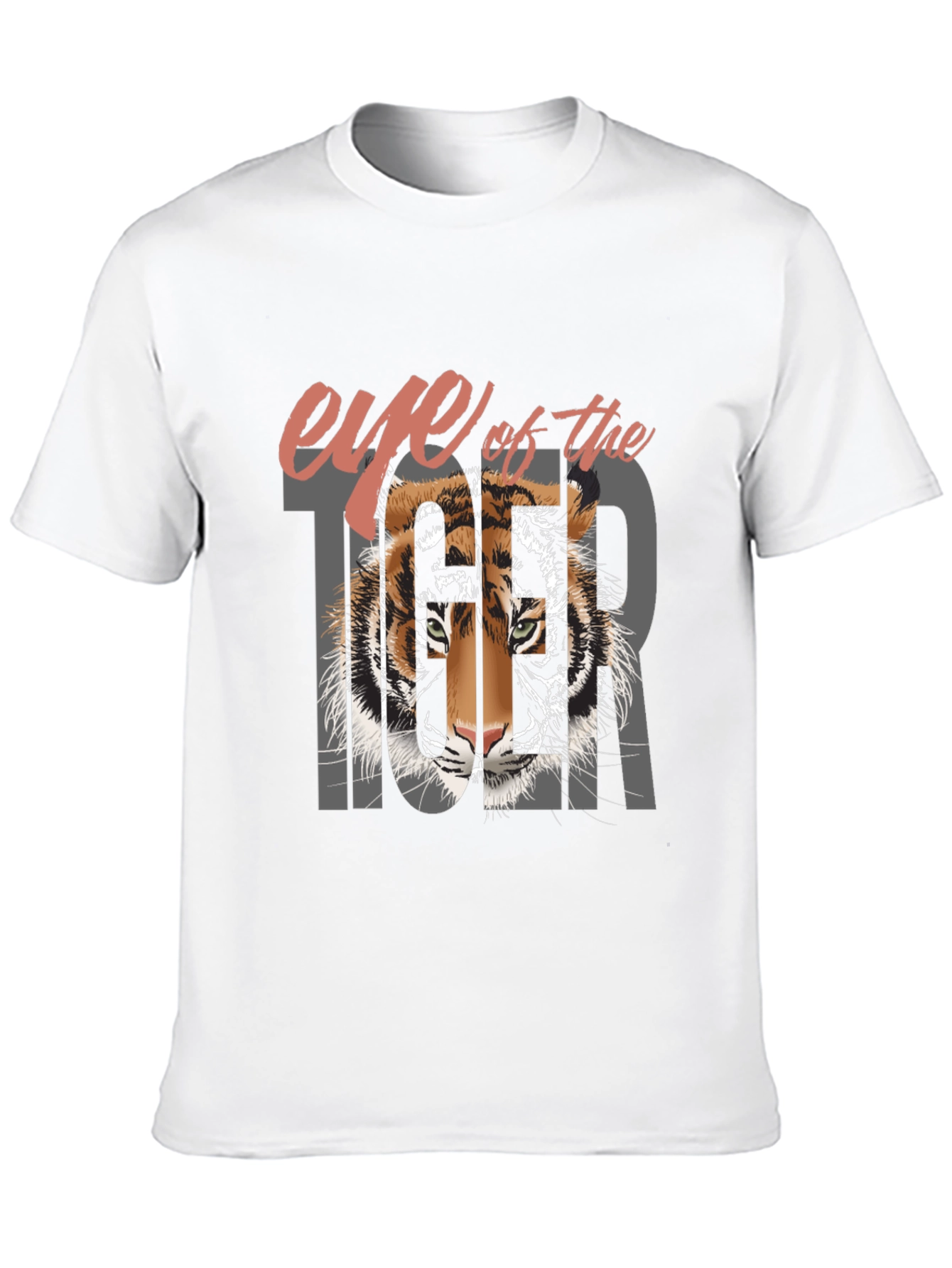 Black Eye of the Tiger Graphic Tee - Cool Casual Wear view 10