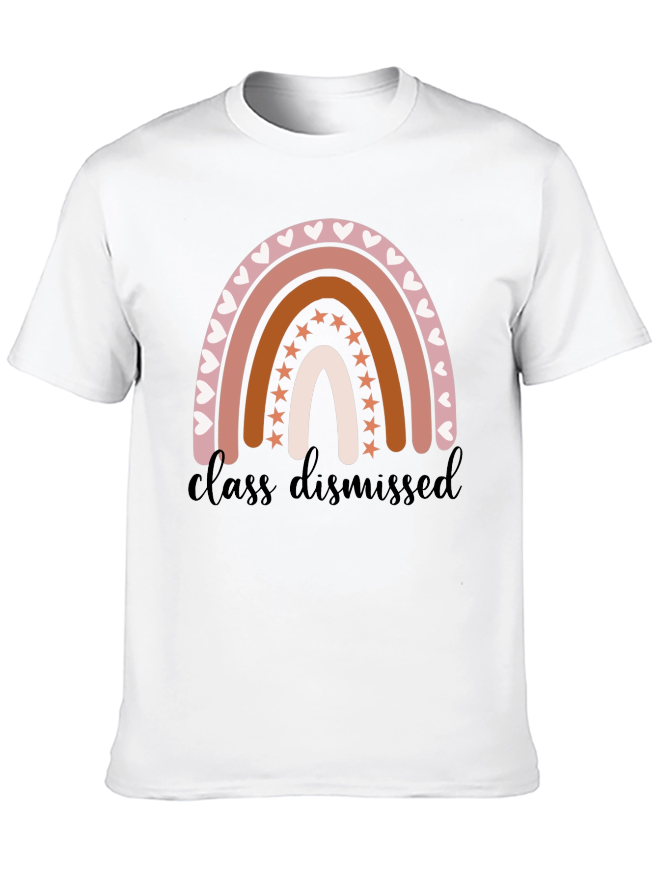 Black Class Dismissed Rainbow Graphic Tee view 10