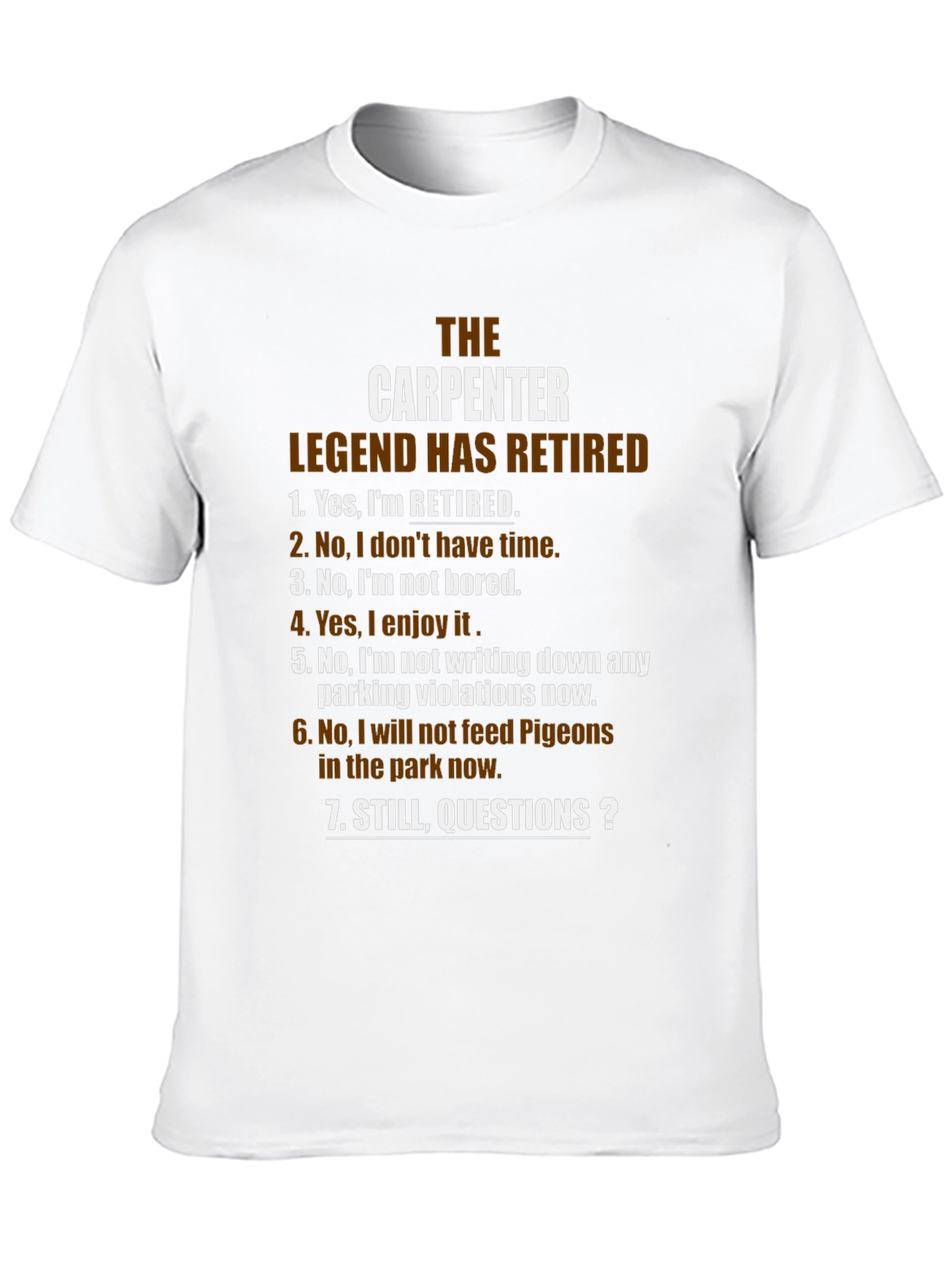 Black Carpenter Retired Legend T-Shirt view 10