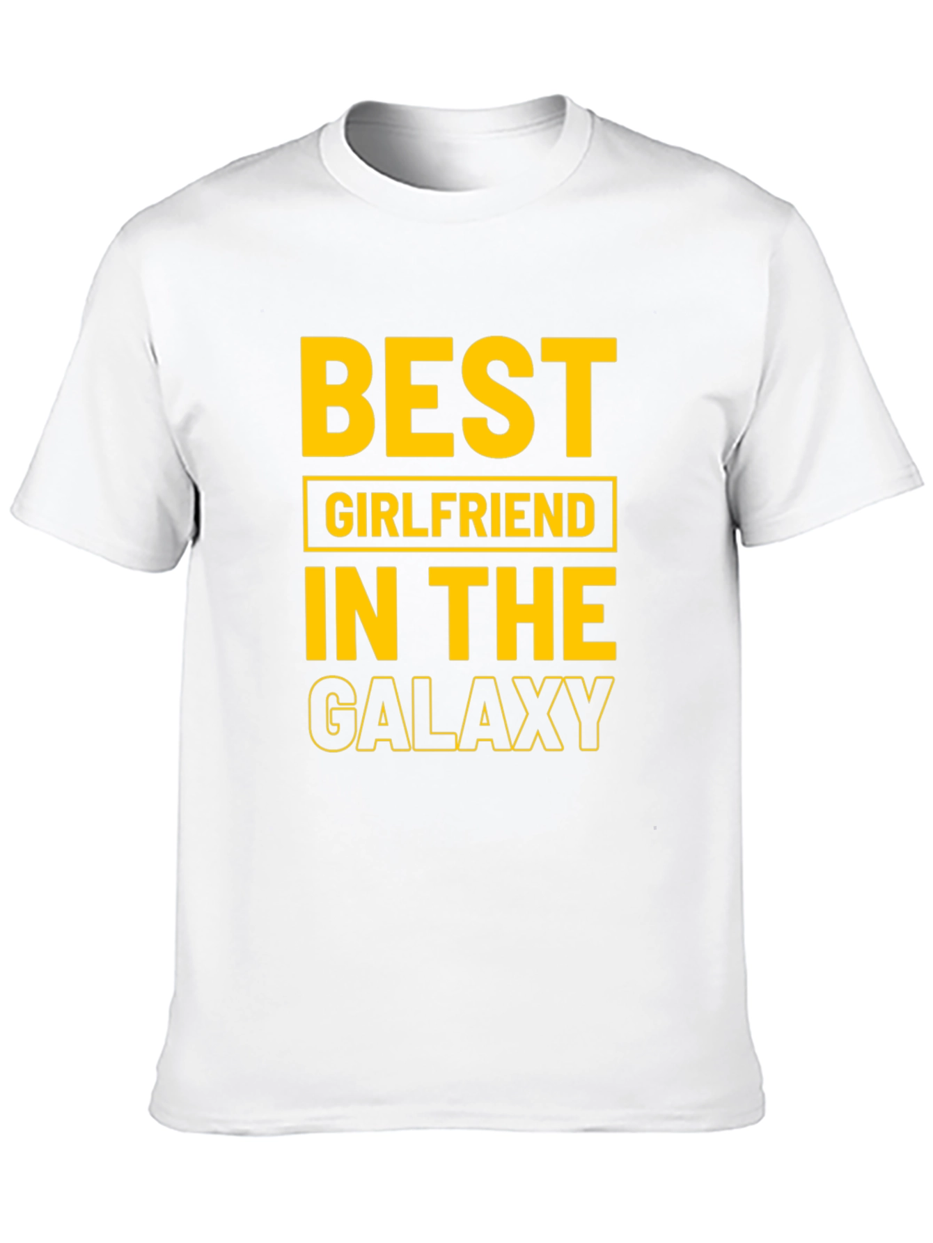 Black Best Girlfriend in the Galaxy Black T-Shirt view 10