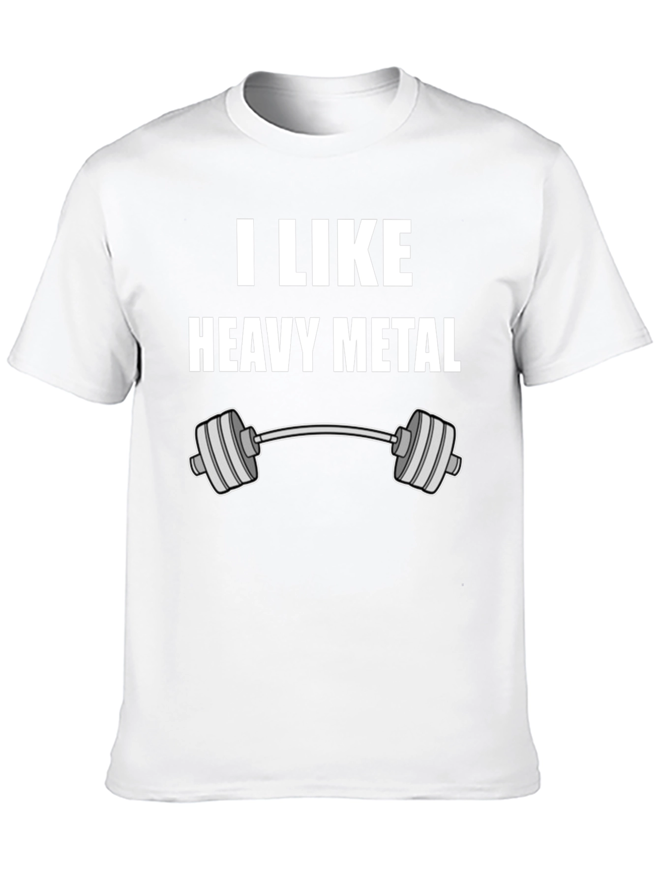 Black I Like Heavy Metal Black Graphic Tee view 10