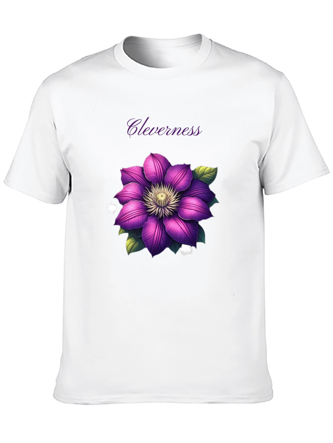 Black Cleverness Floral Graphic Black T-Shirt view 10