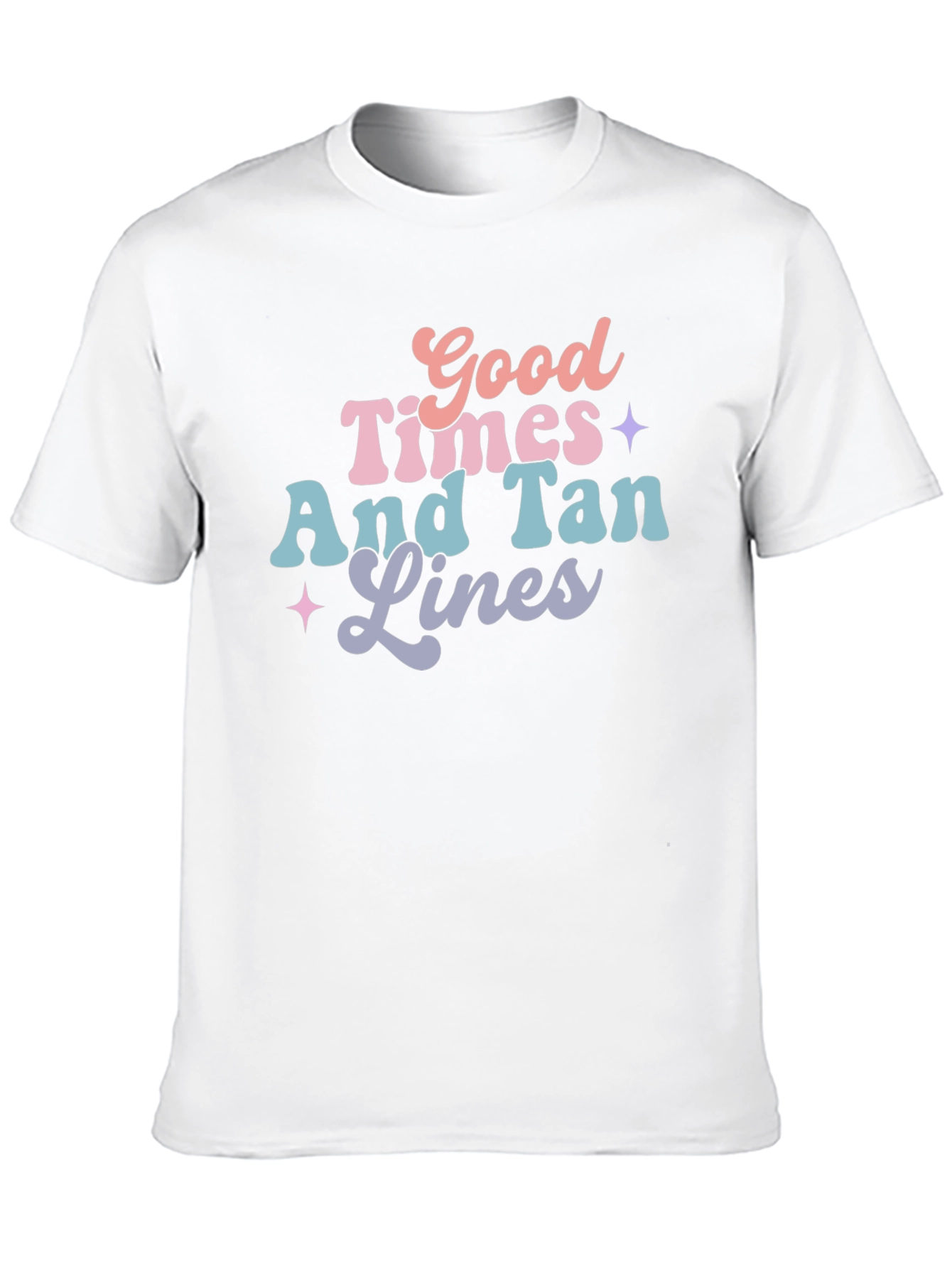 Black Good Times & Tan Lines Graphic Tee - Black view 10
