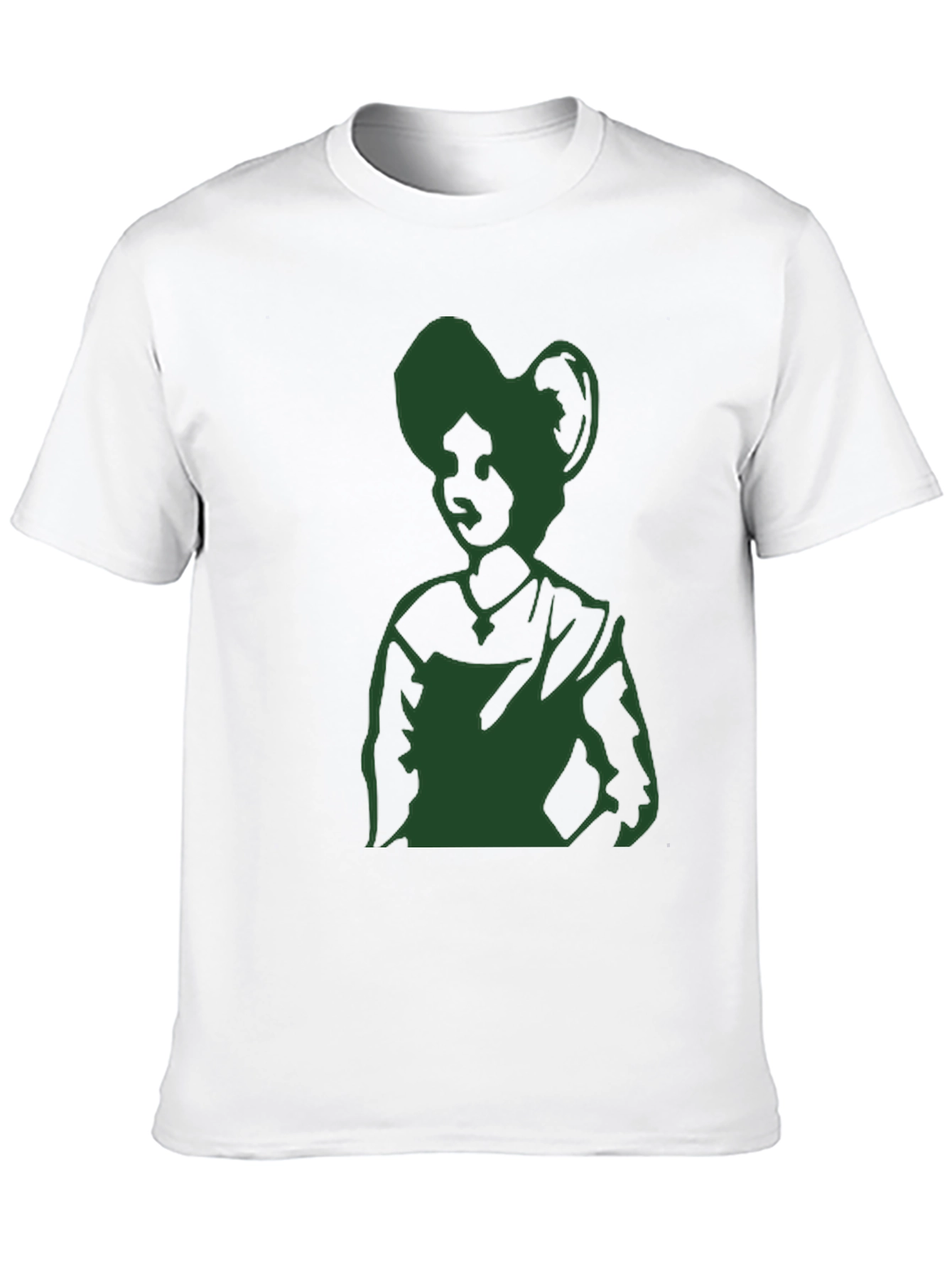 Black Silhouette Graphic Tee - Soft Cotton Blend view 10