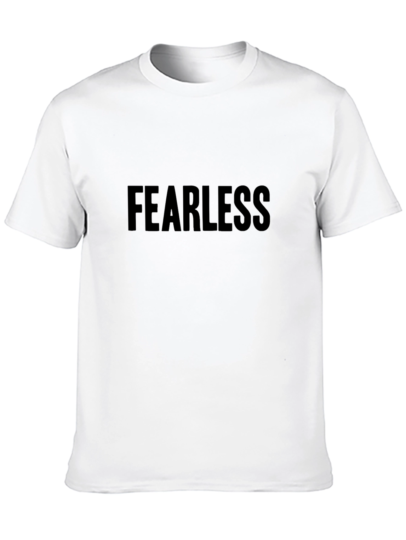 Black Fearless Black Graphic Tee - Casual Style view 10