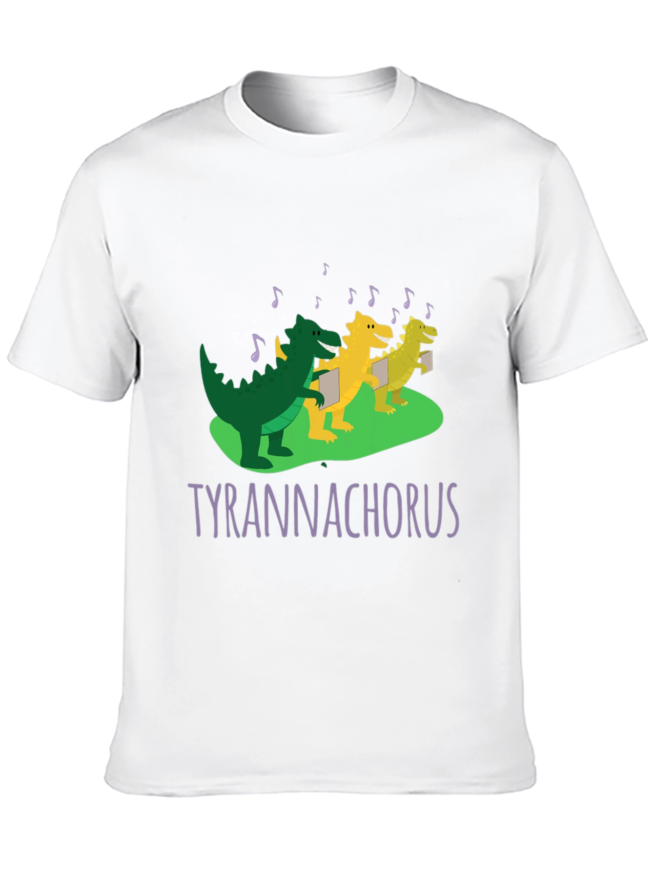 Black Tyrannachorus T-Shirt: Dinosaur Choir Tee view 10