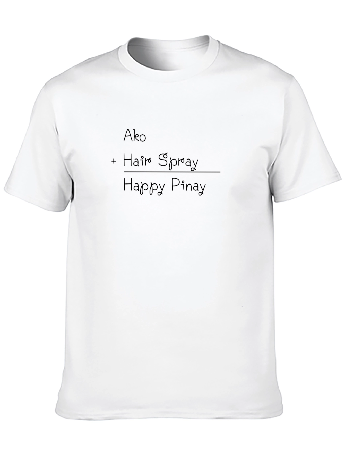 Black Ako + Hairspray / Happy Pinay Graphic T-Shirt view 10