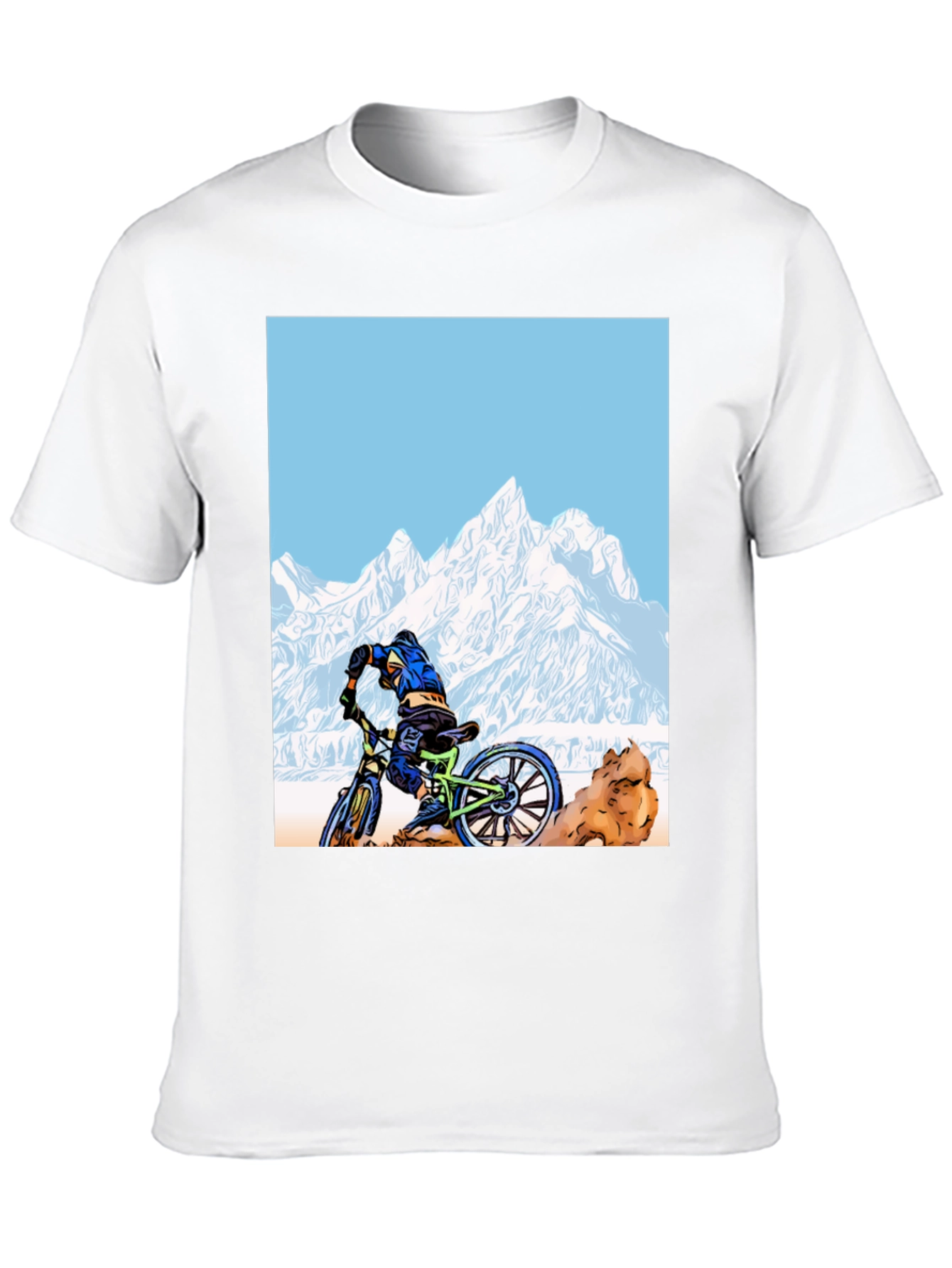 Black Mountain Biker Graphic Tee view 10