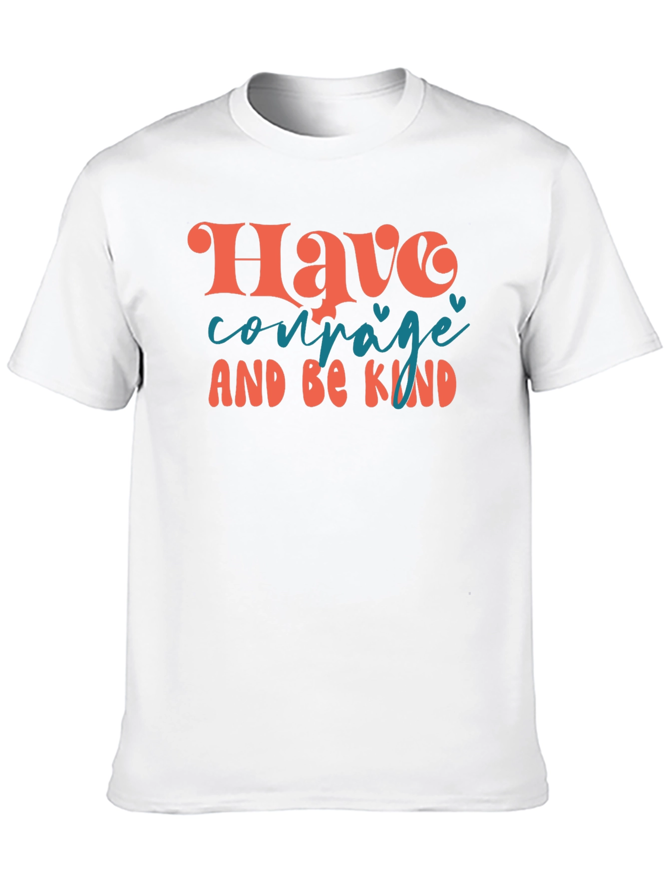 Black Have Courage and Be Kind Graphic Tee view 10