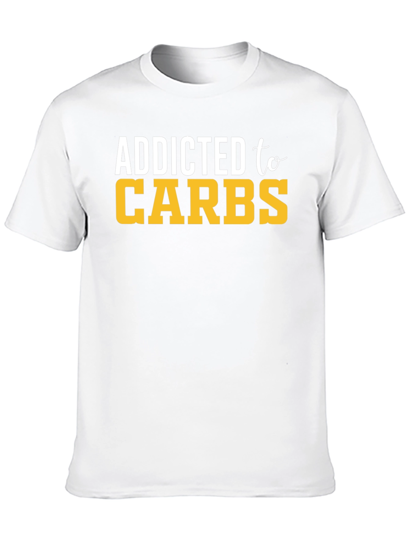 Black Addicted to Carbs Graphic T-Shirt view 10