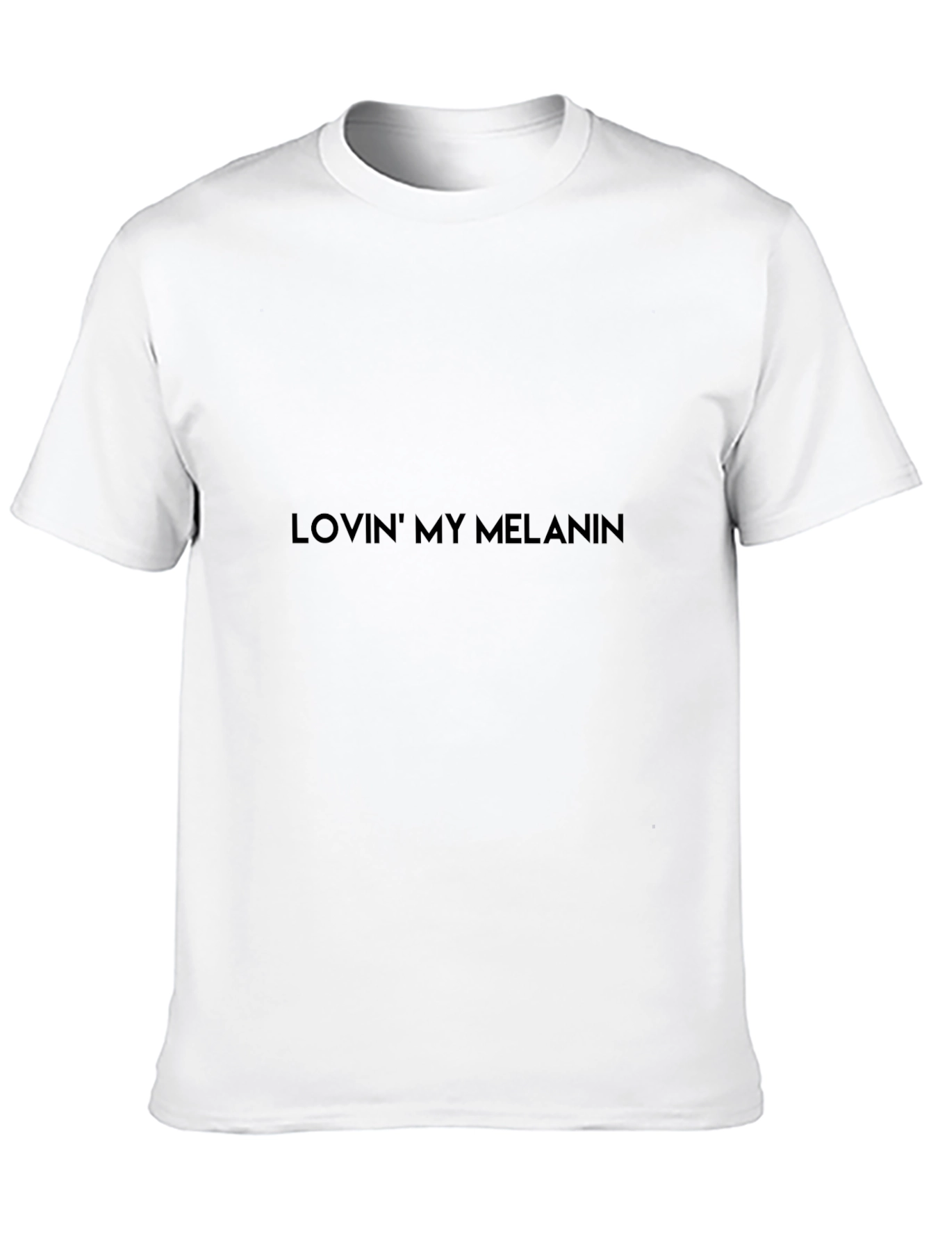 Black Lovin' My Melanin Black Graphic Tee view 10