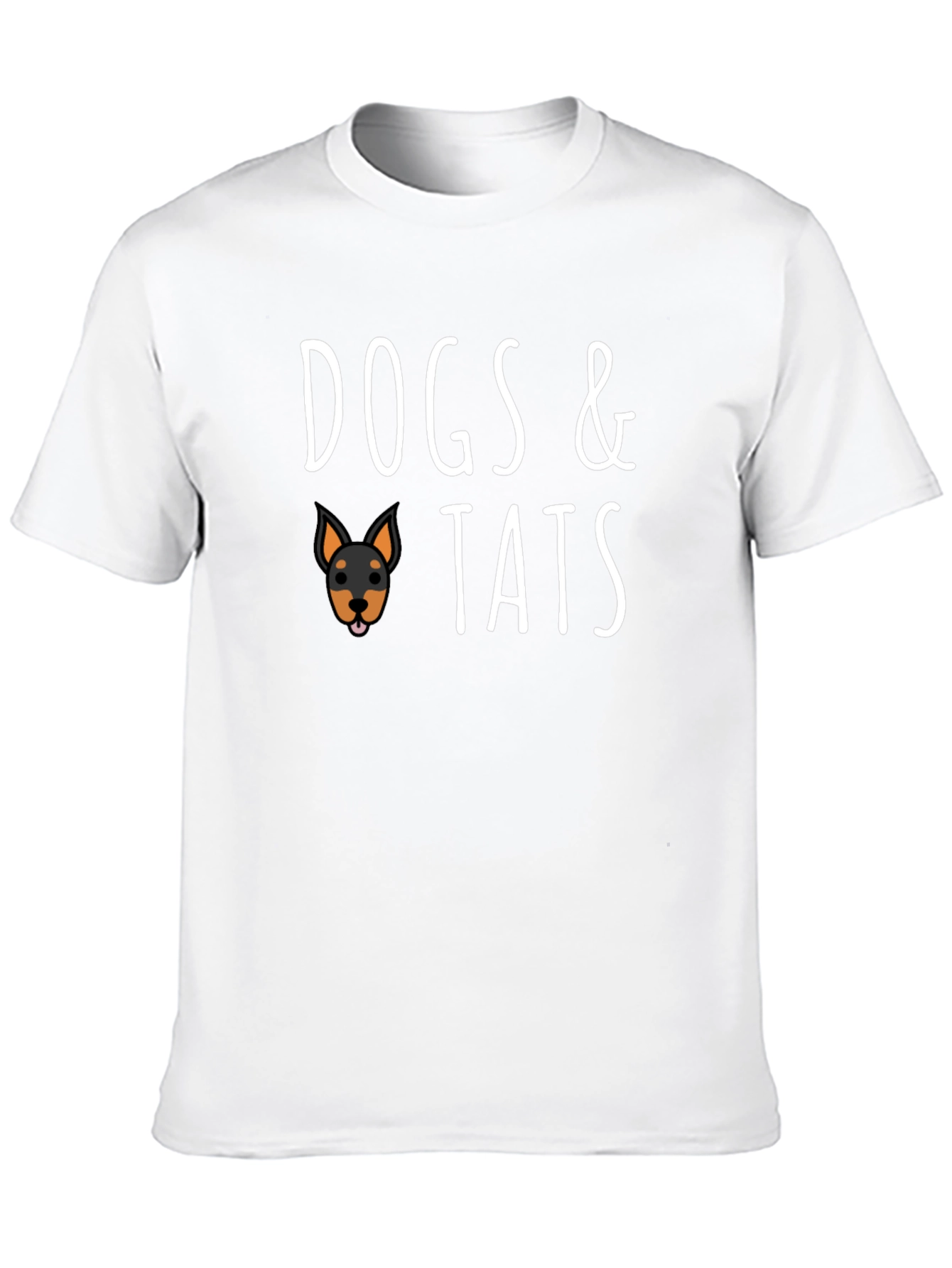 Black Dogs & Tats Black Graphic T-Shirt view 10