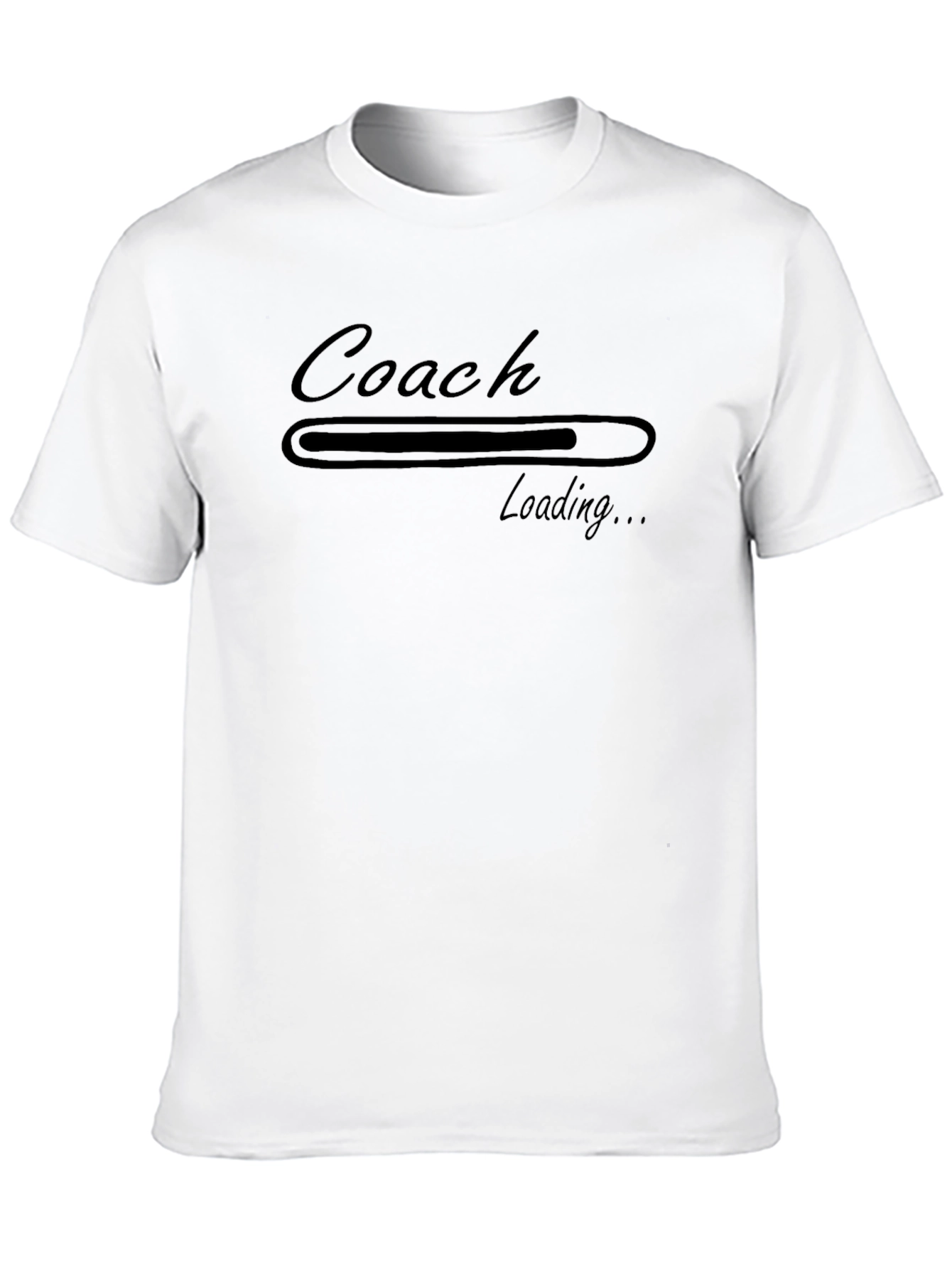 Black Coach Loading T-Shirt - Funny Sports Tee view 10