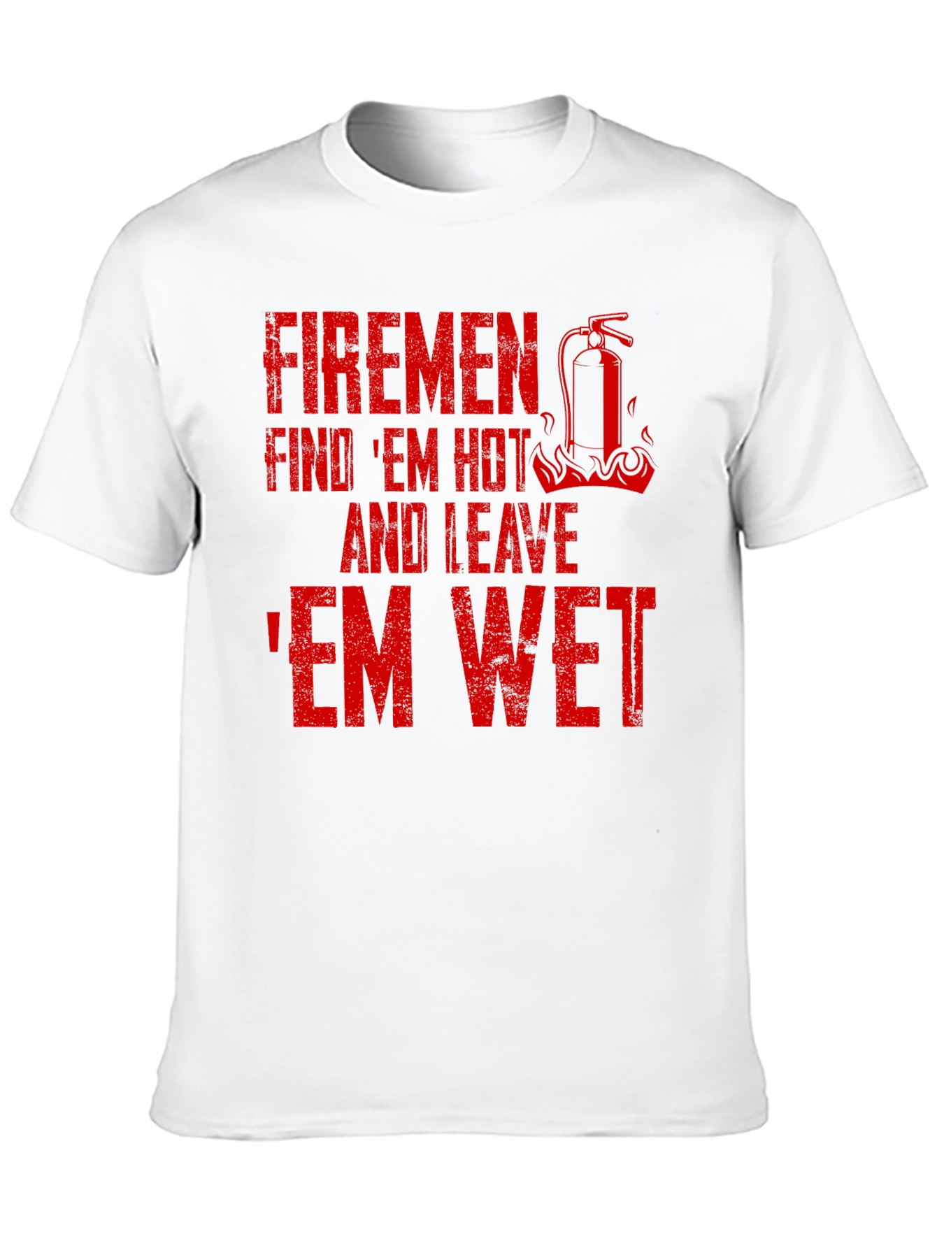 Black Firemen Find 'Em Hot Tee view 10