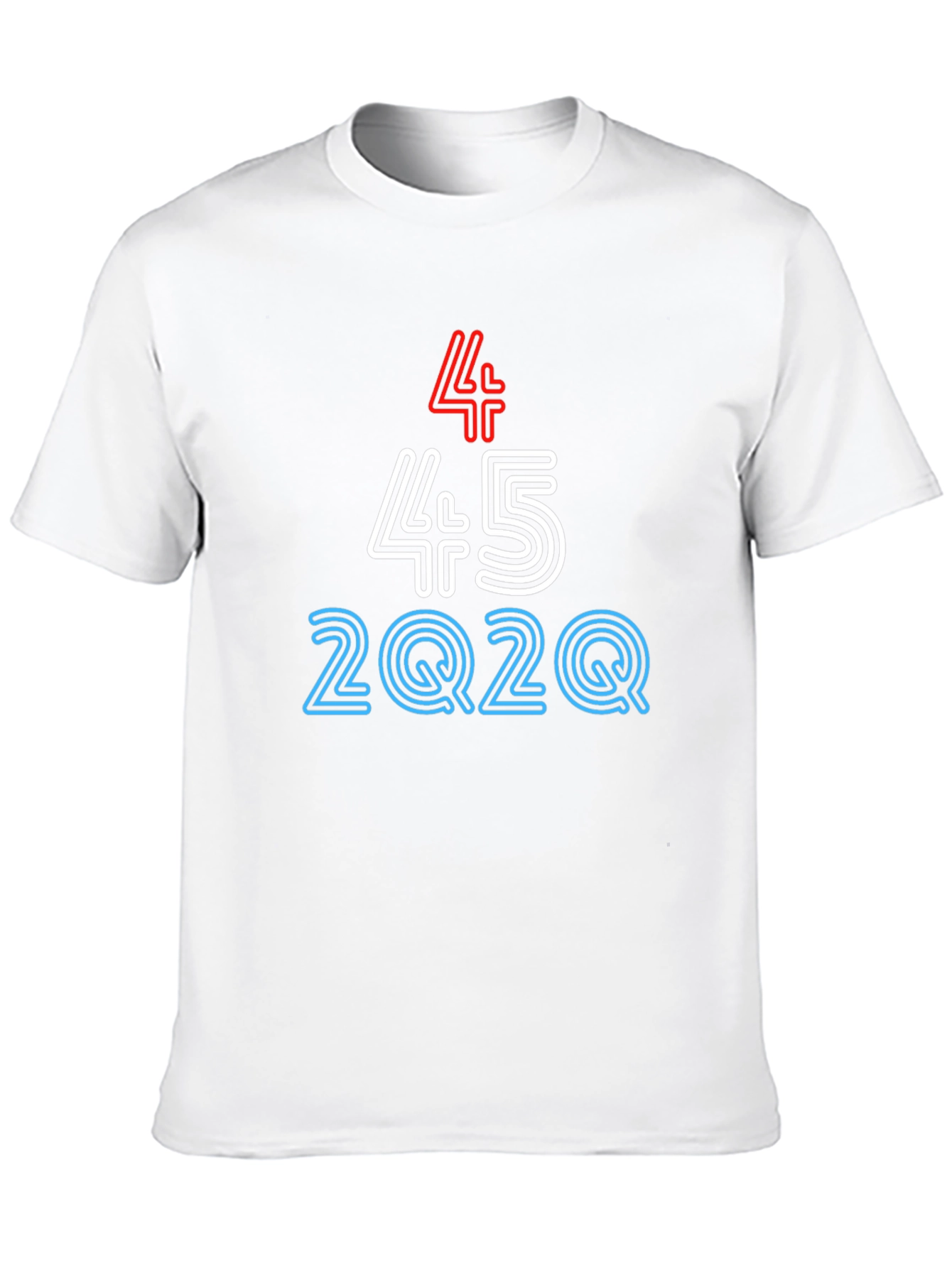 Black 45 2Q2Q Graphic Tee - Bold Statement T-Shirt view 10