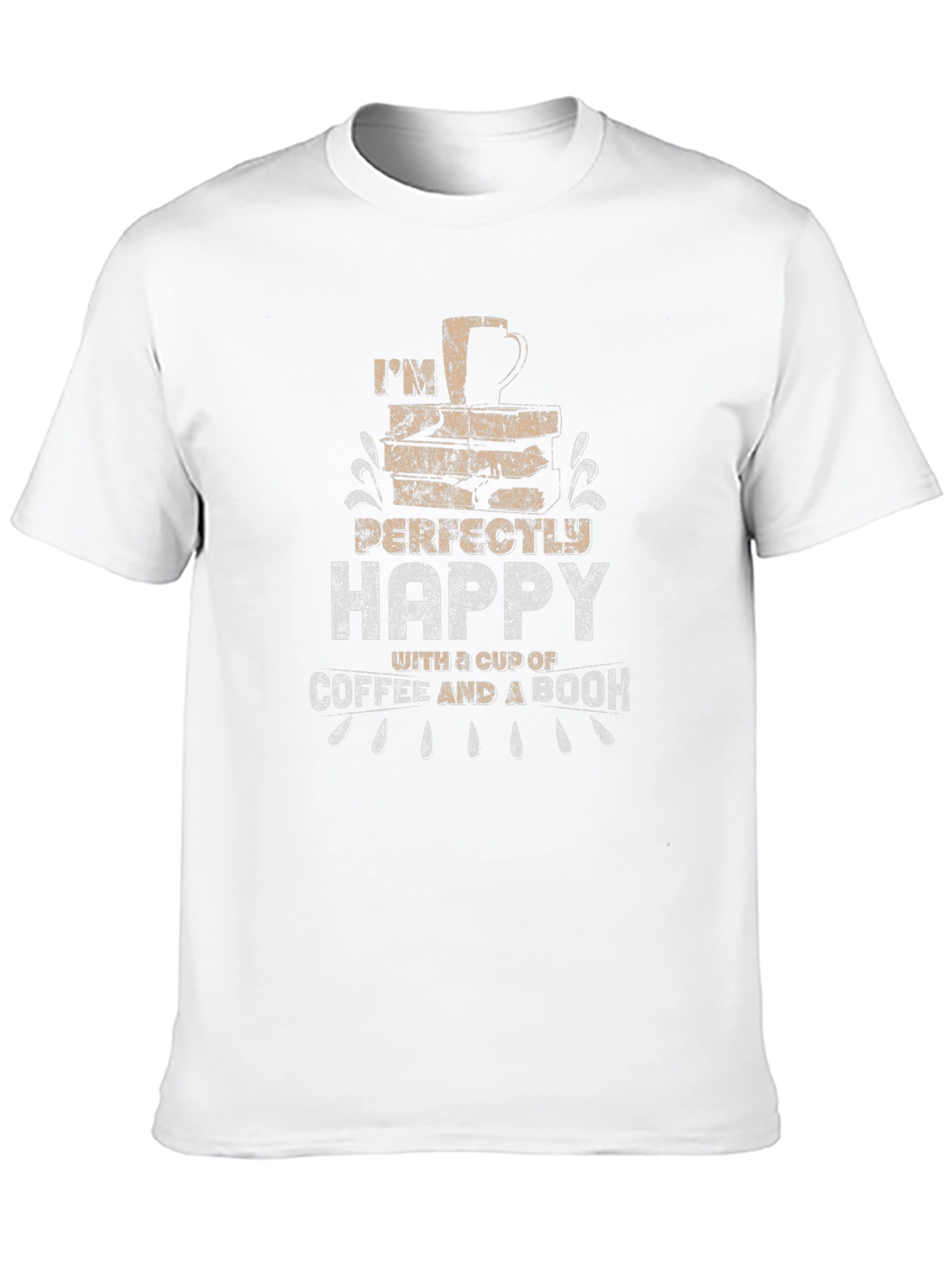 Black Happy Coffee & Book T-Shirt - Relax & Read! view 10