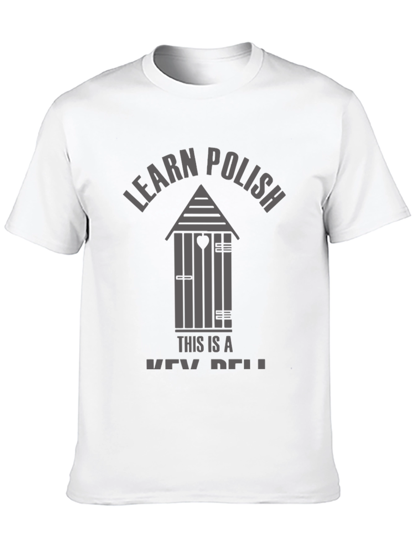 Black Learn Polish Key Bell Graphic Tee view 10