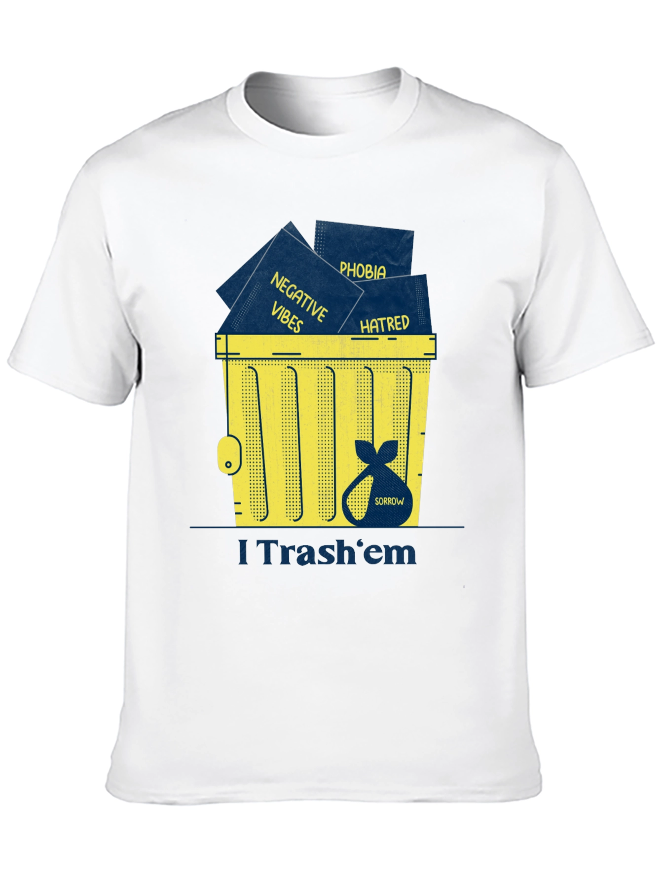 Black I Trash 'em T-Shirt view 10