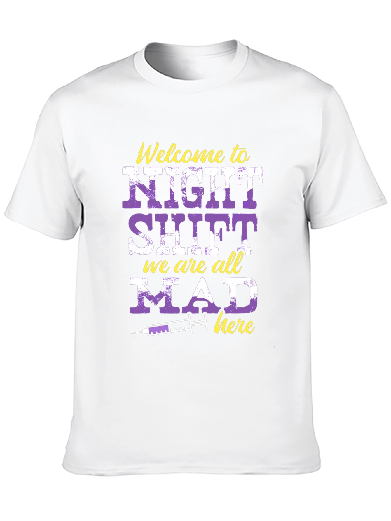 Black Night Shift Nurse T-Shirt - We Are All Mad Here view 10
