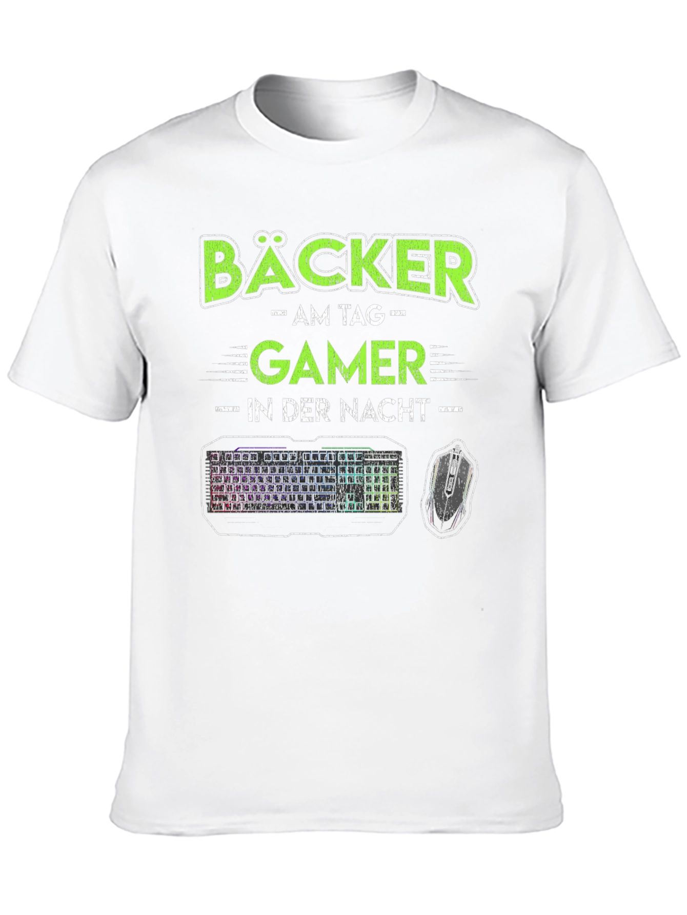 Black Bäcker Gamer T-Shirt - Baker by Day, Gamer by Night! view 10