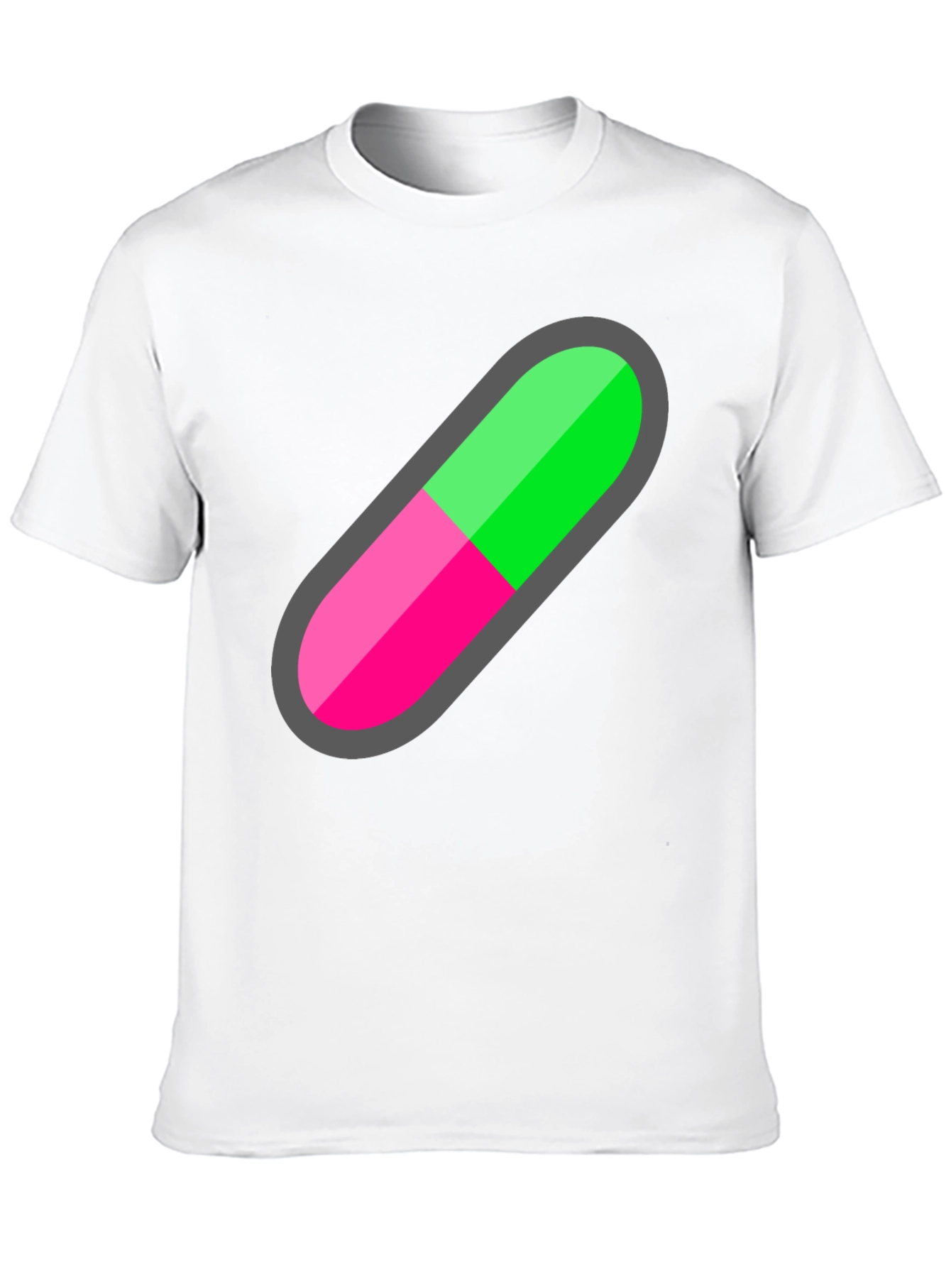 Black Pill Capsule Graphic Tee - Unique Trendy Design view 10