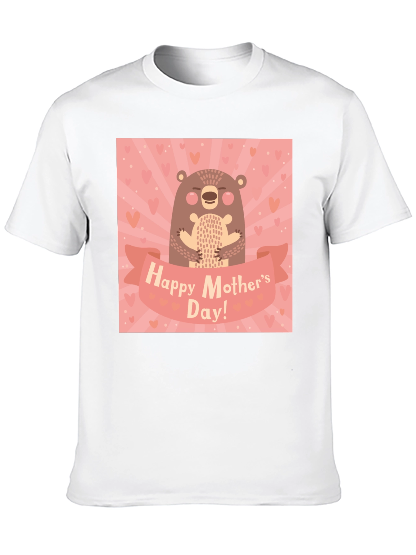 Black Happy Mother's Day Bear Graphic Tee view 10
