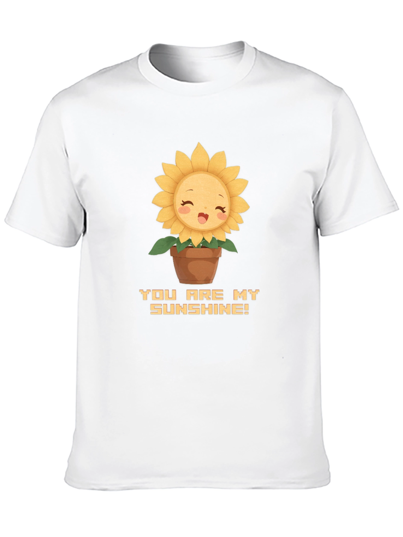 Black Cute Sunflower You Are My Sunshine Graphic T-Shirt view 10