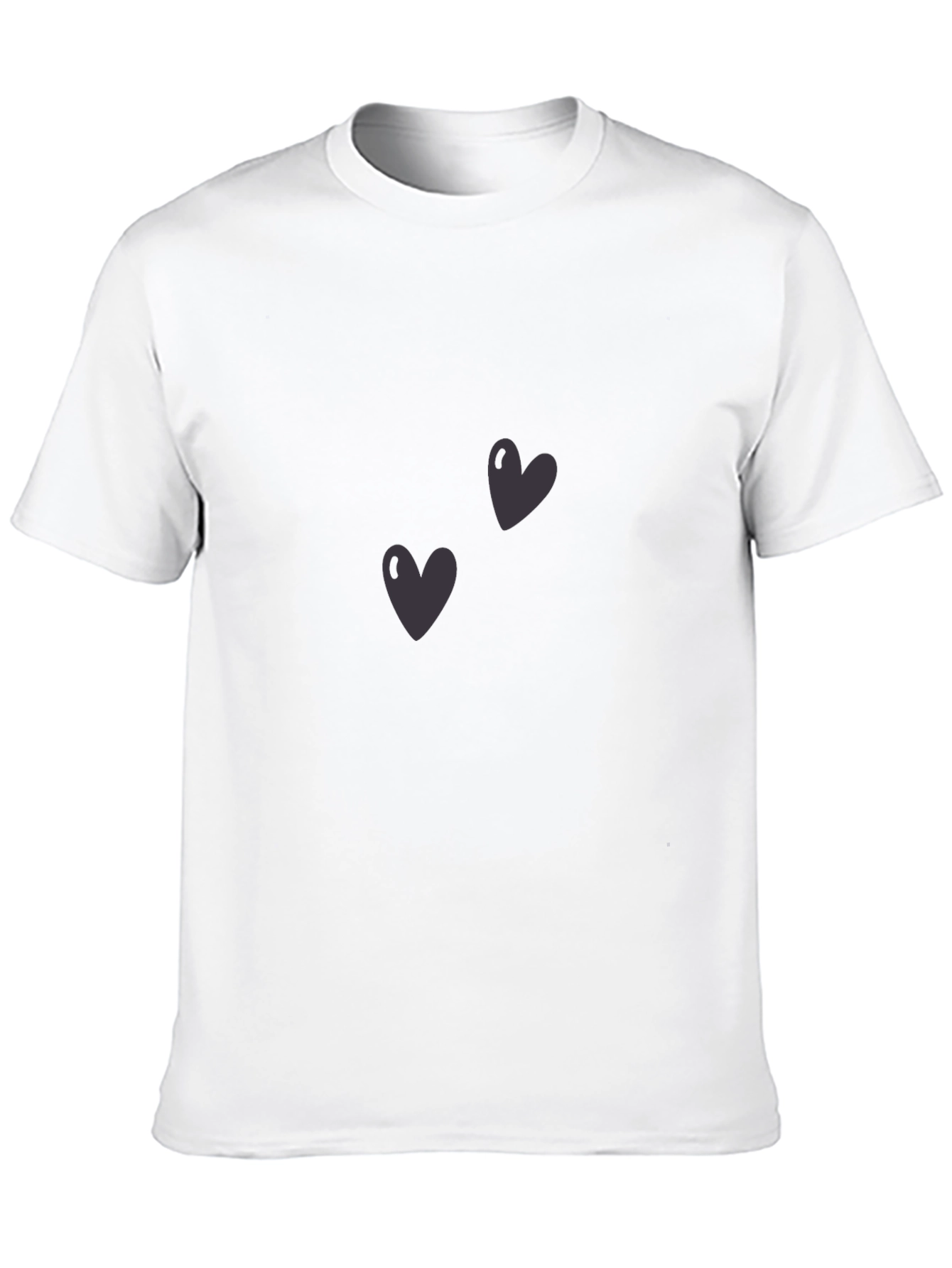 Black Heart Graphic Black T-Shirt | Casual Menswear view 10