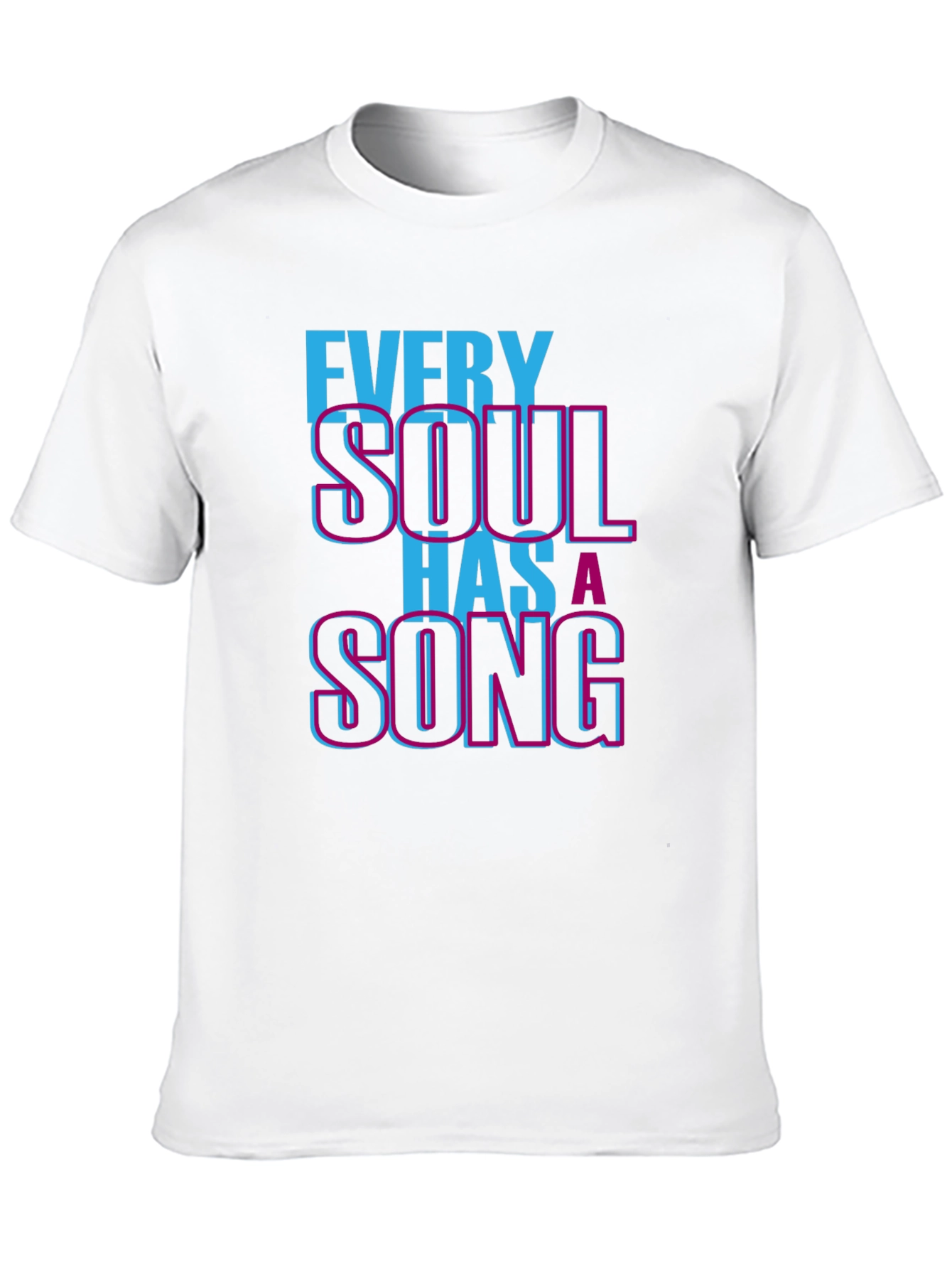 Black Every Soul Has a Song Graphic T-Shirt view 10