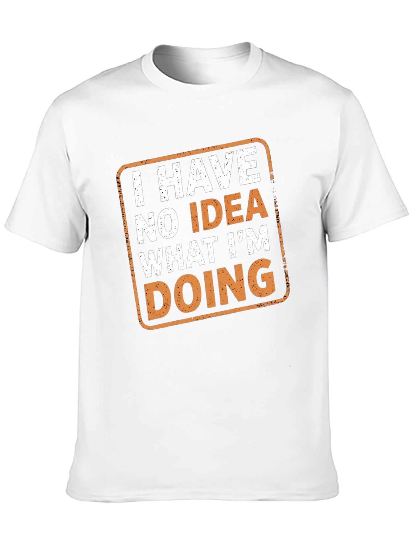 Black Funny "No Idea" Graphic T-Shirt view 10