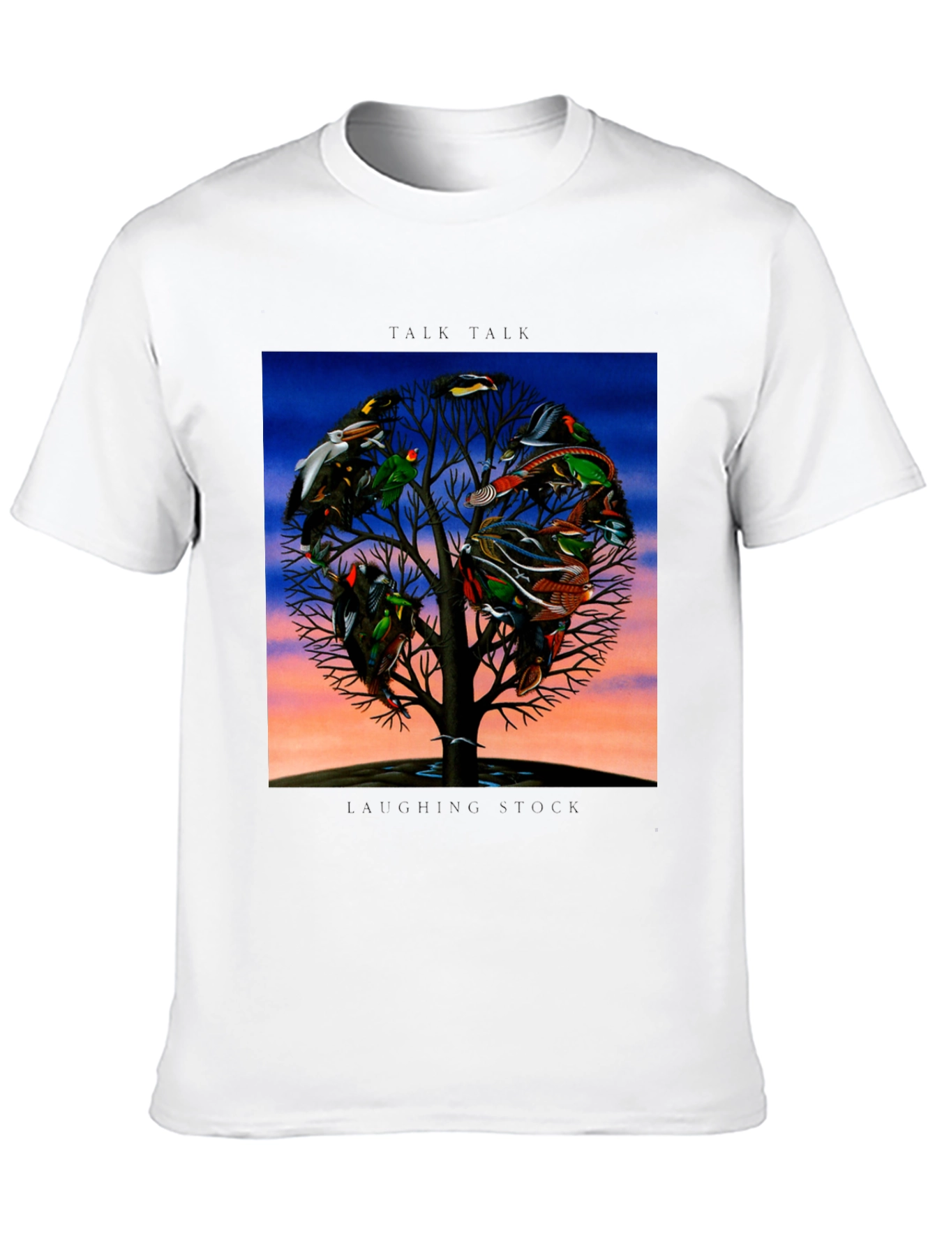 Black Bird Tree Graphic T-Shirt view 10
