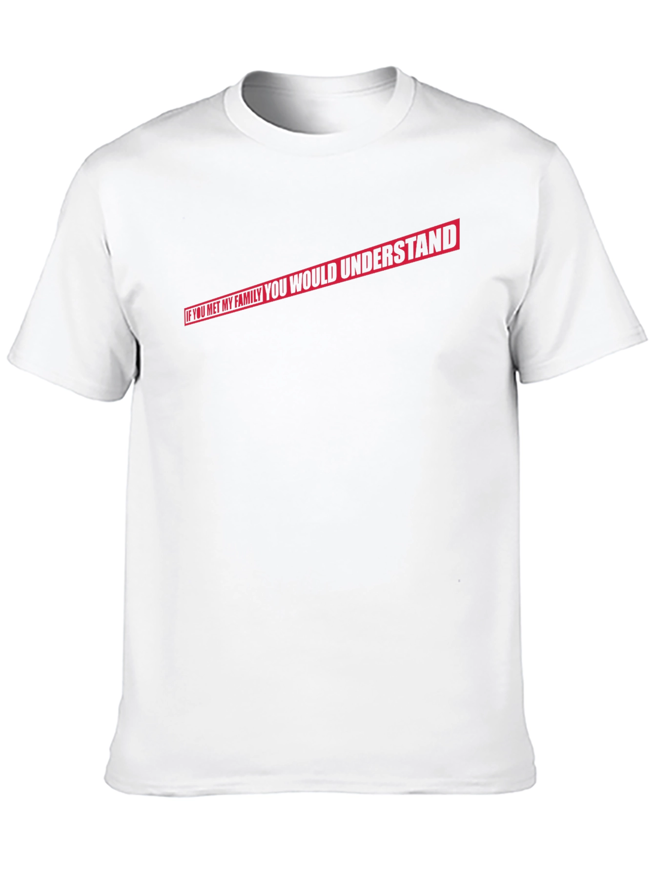 Black Humorous "If You Met My Family" Graphic Tee view 10