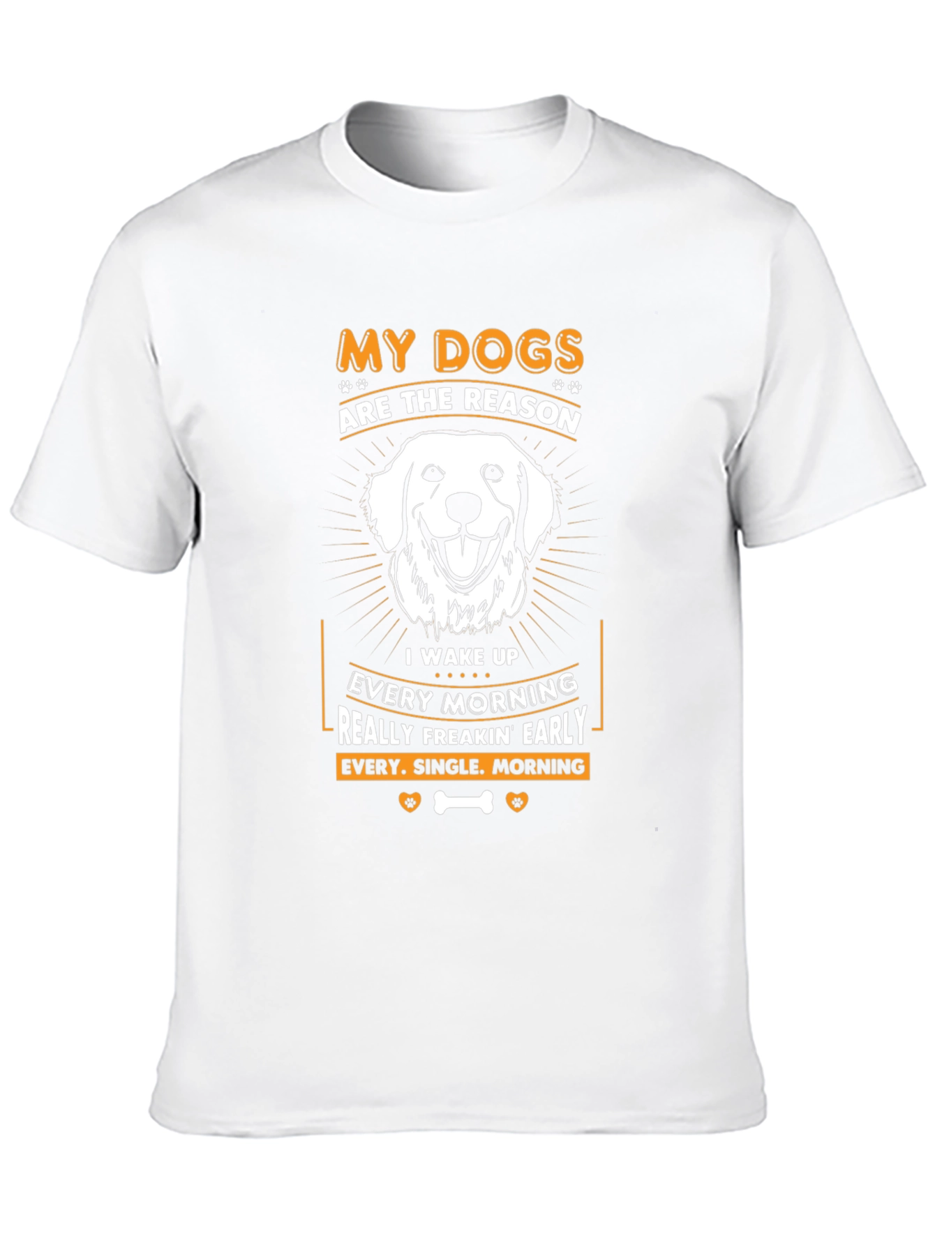 Black Dog Lover T-Shirt: "My Dogs are the Reason" view 10