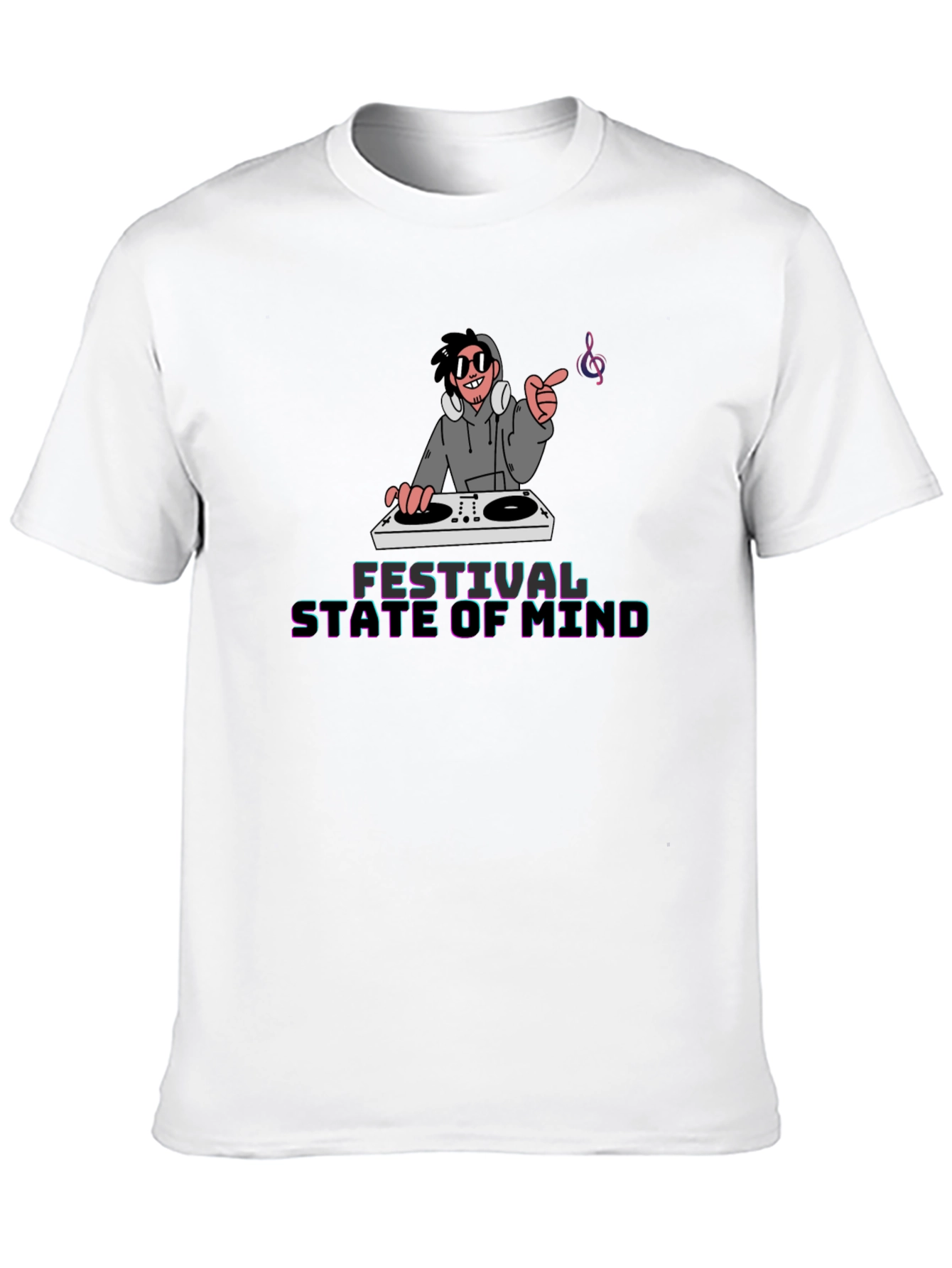 Black Festival State of Mind Graphic T-Shirt view 10