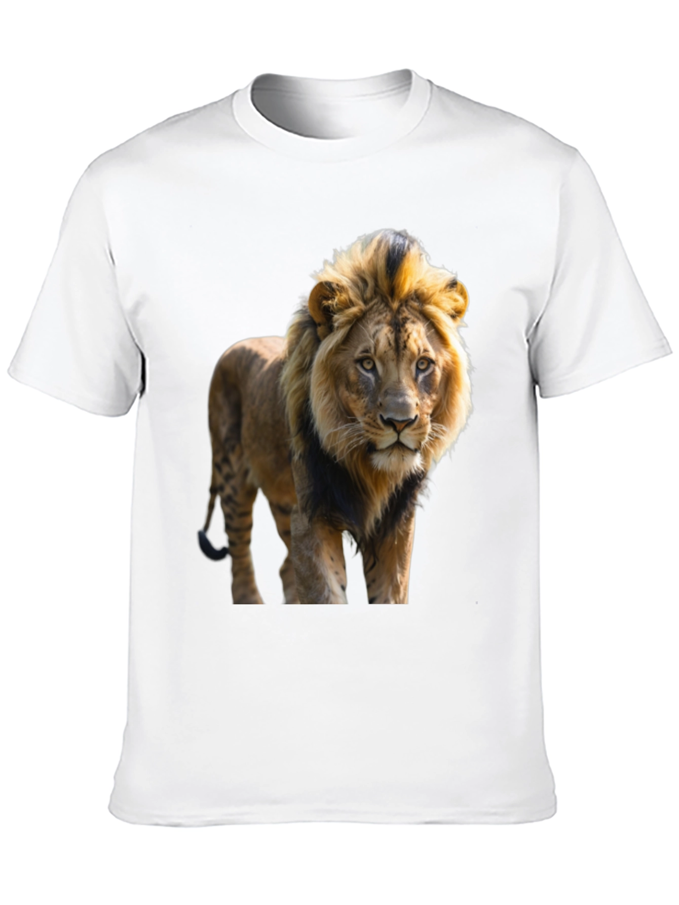 Black Lion Graphic Tee - Men's Black T-Shirt view 10