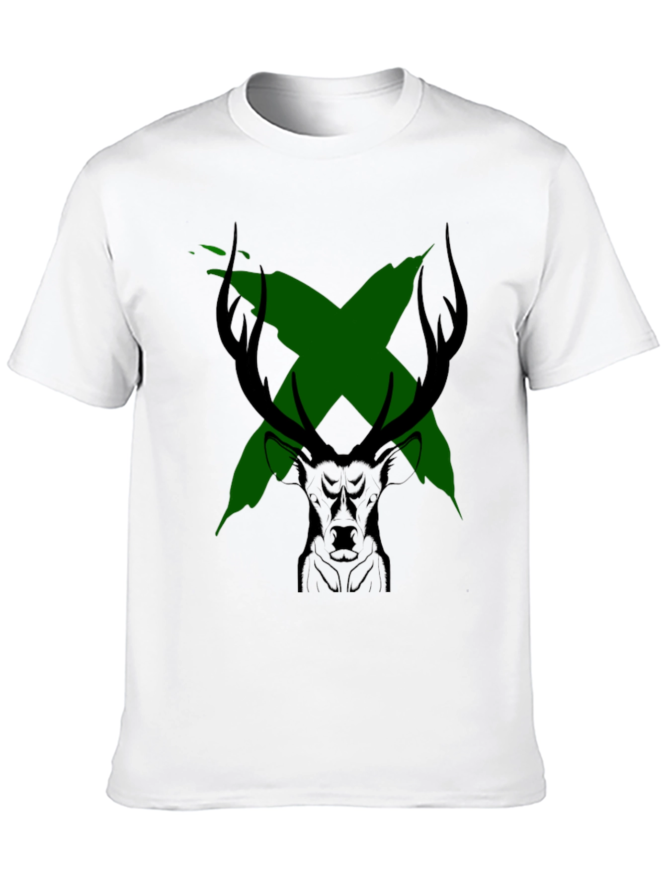 Black Deer X Graphic Black T-Shirt view 10