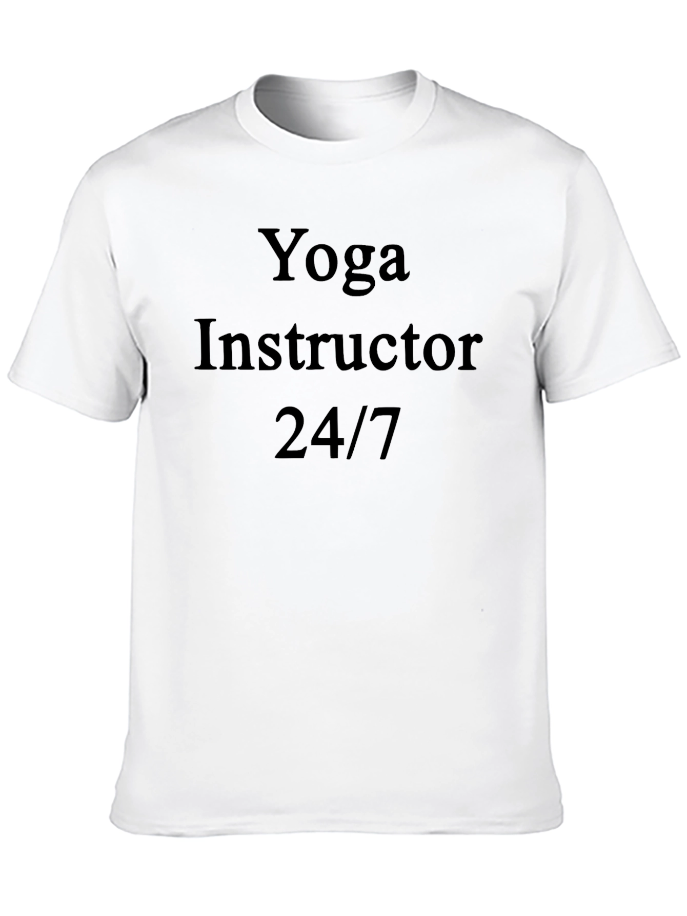 Black Yoga Instructor 24/7 T-Shirt - Black view 10