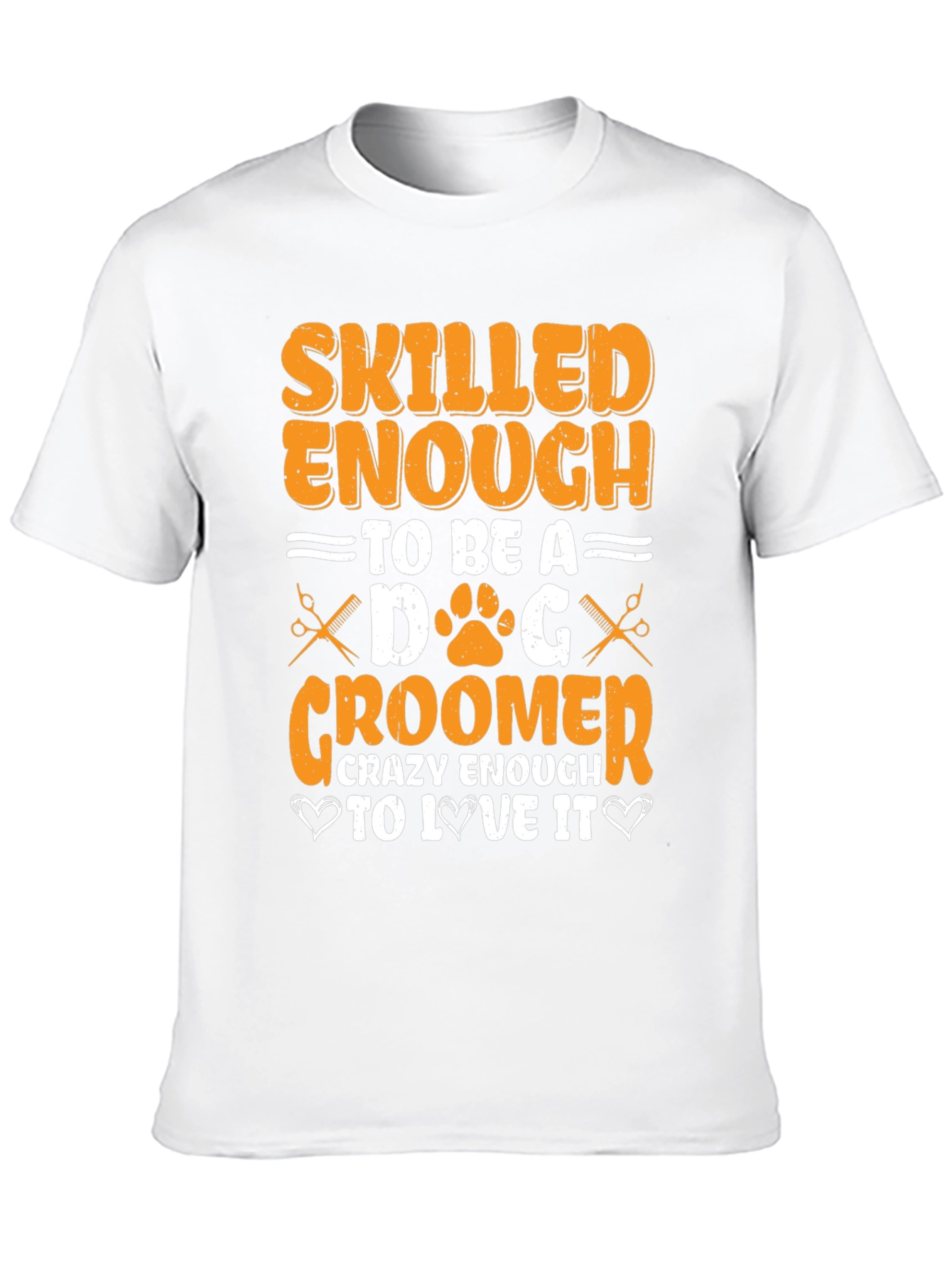 Black Skilled Dog Groomer T-Shirt - Unique Gift Idea view 10