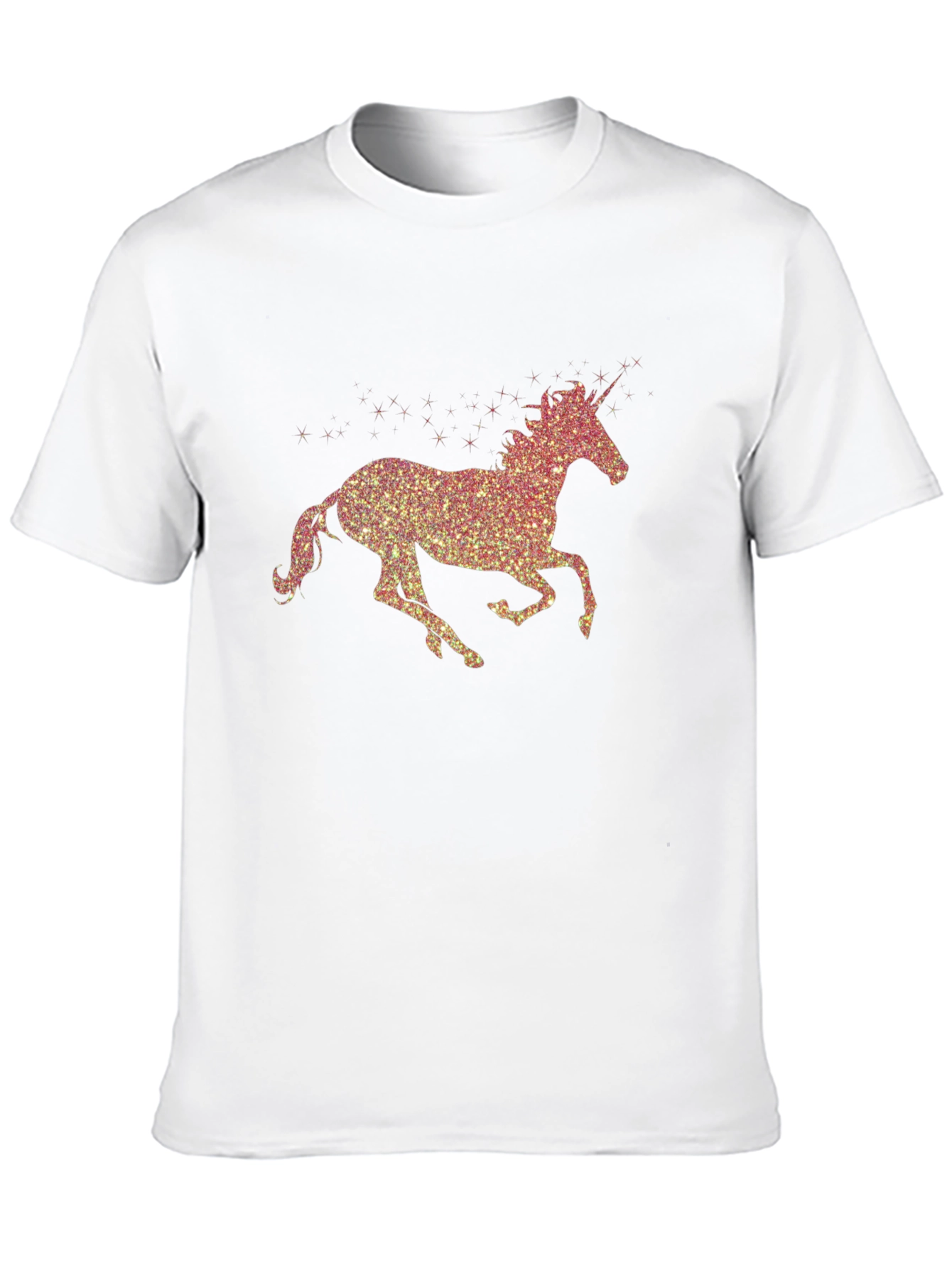 Black Unicorn Sparkle T-Shirt - Men's Black Tee view 10