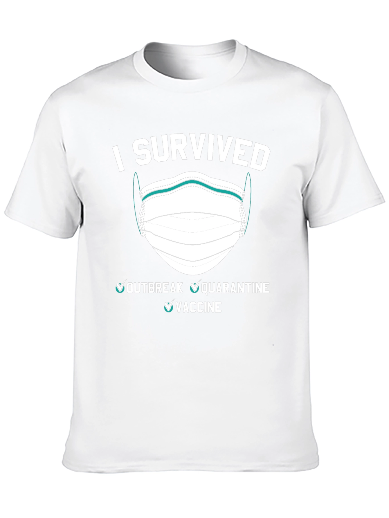 Black I Survived Pandemic T-Shirt view 10