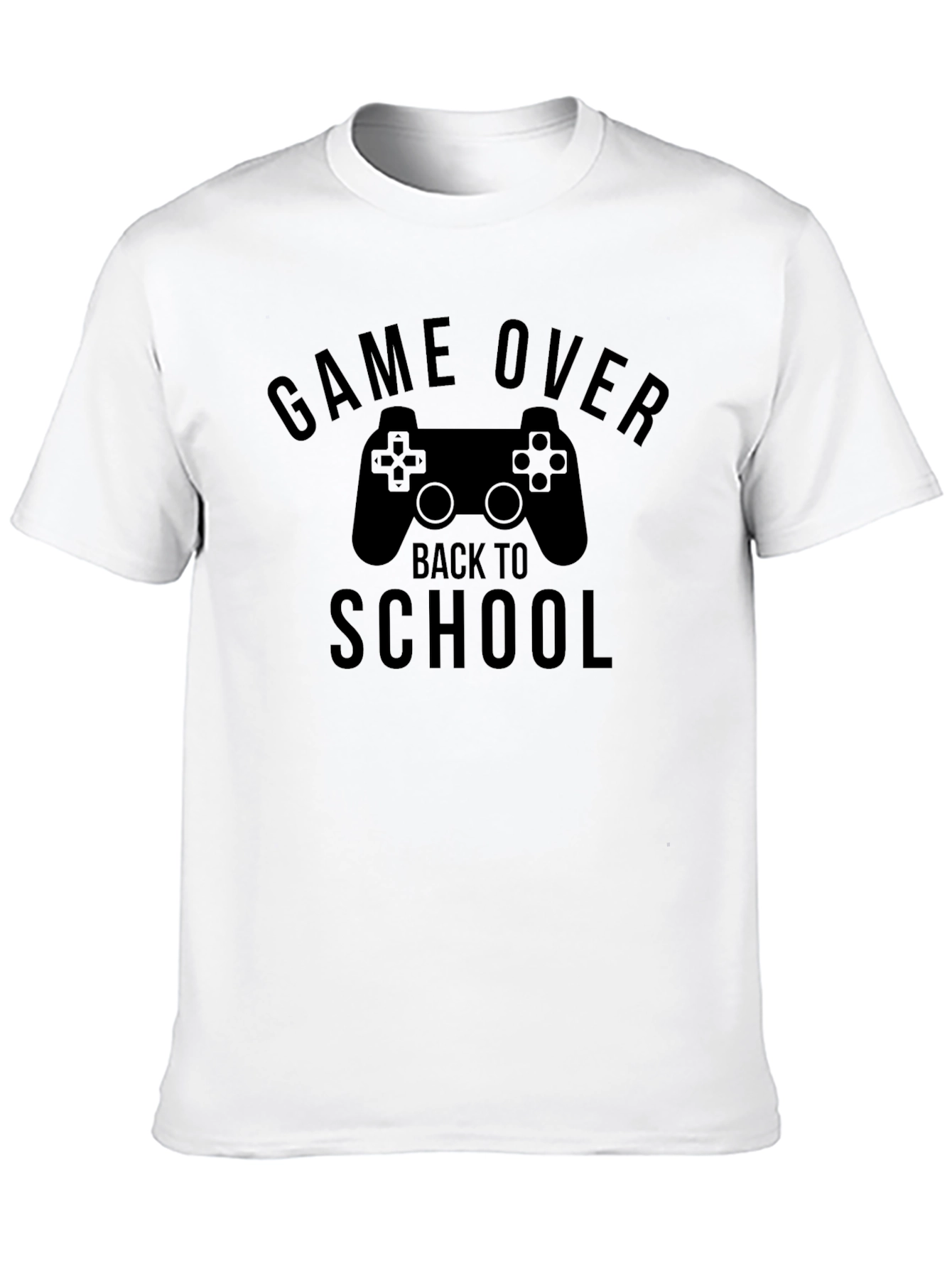 Black Game Over Back to School T-Shirt view 10