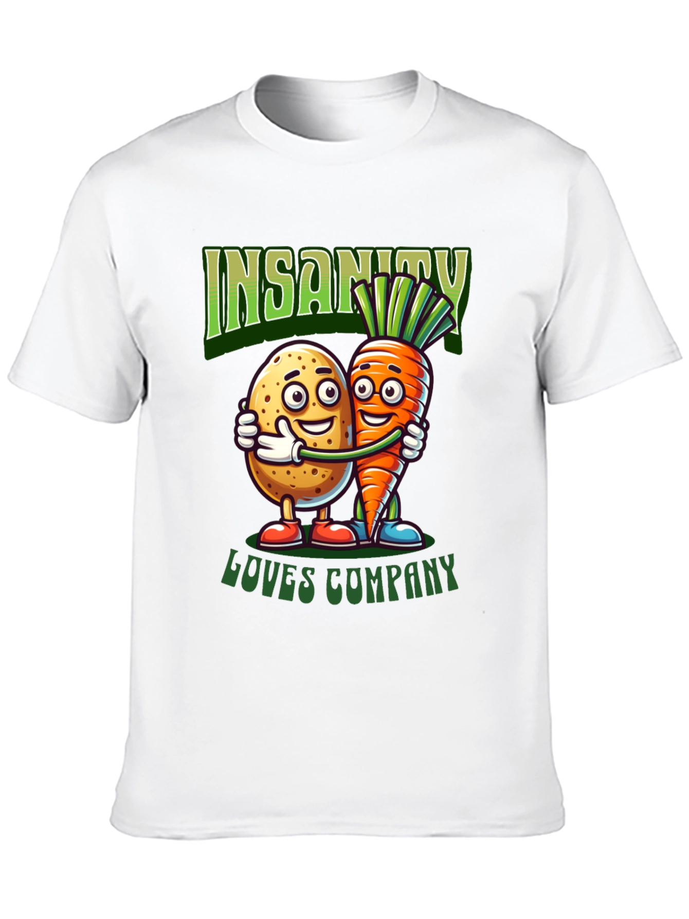 Black Insanity Loves Company Graphic Tee view 10