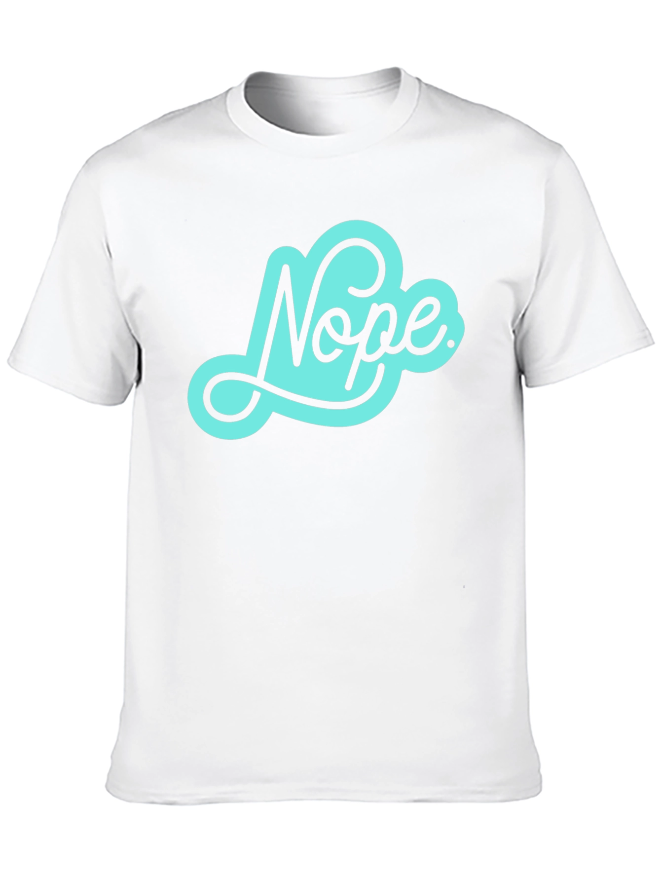 Black Nope Graphic Tee - Cool Casual Style view 10