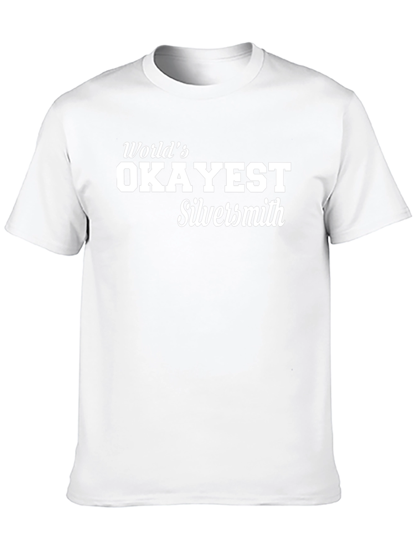 Black World's Okayest Silversmith T-Shirt view 10
