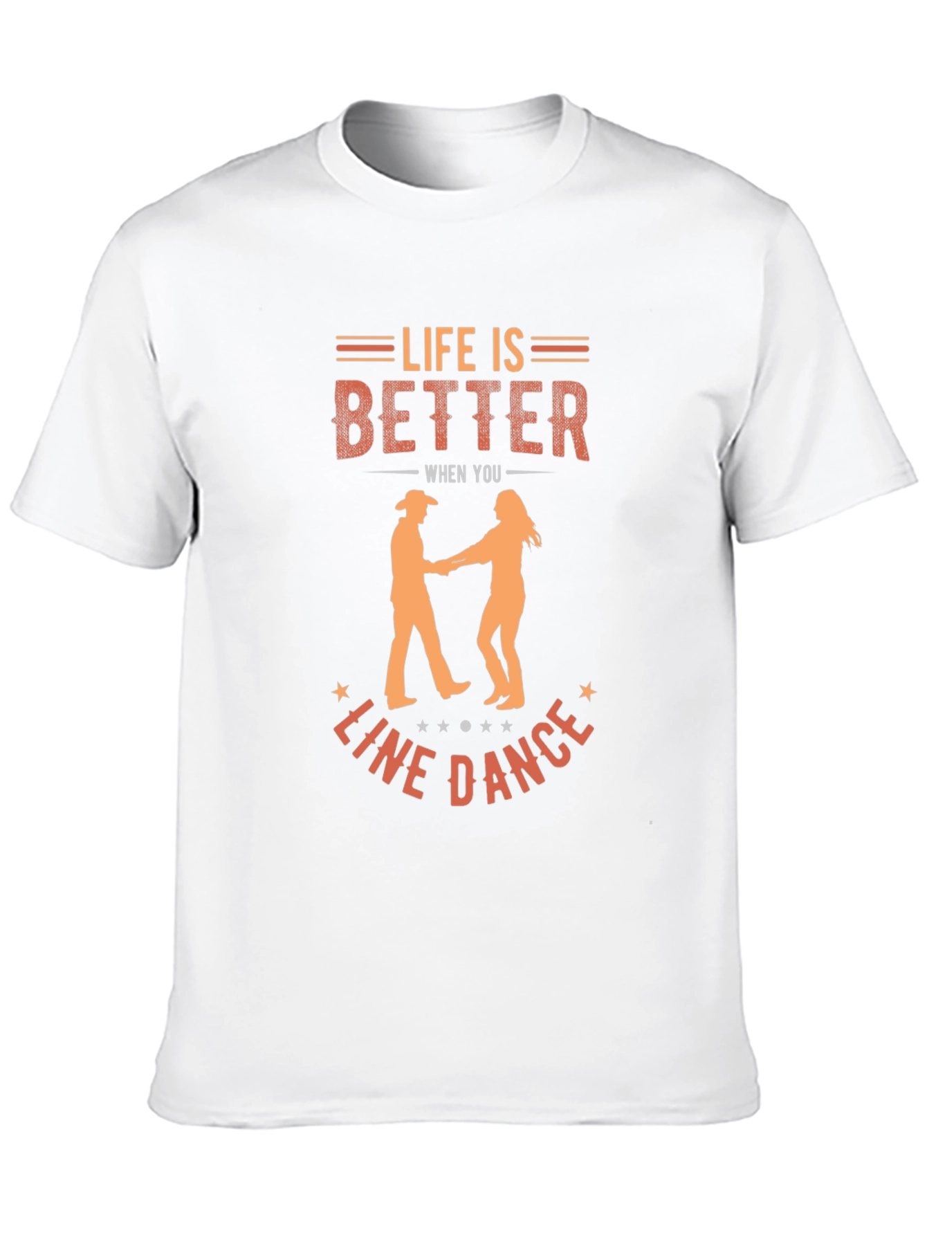 Black Line Dance T-Shirt - Life is Better Tee view 10
